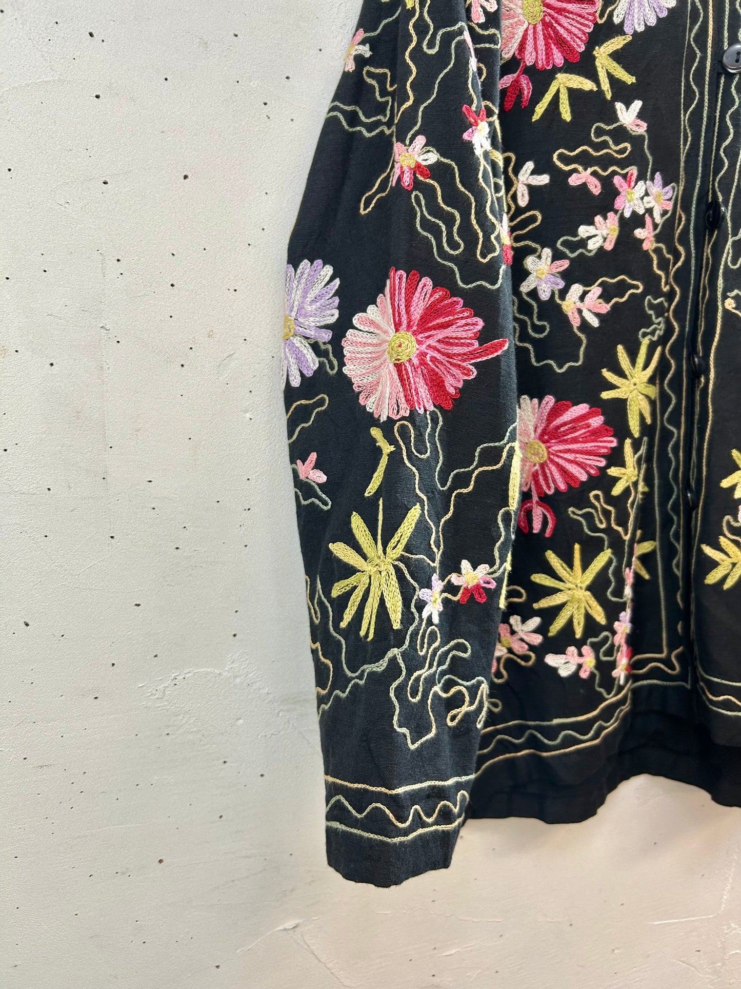 Vintage Kashmir Embroidery Jacket [D29961]