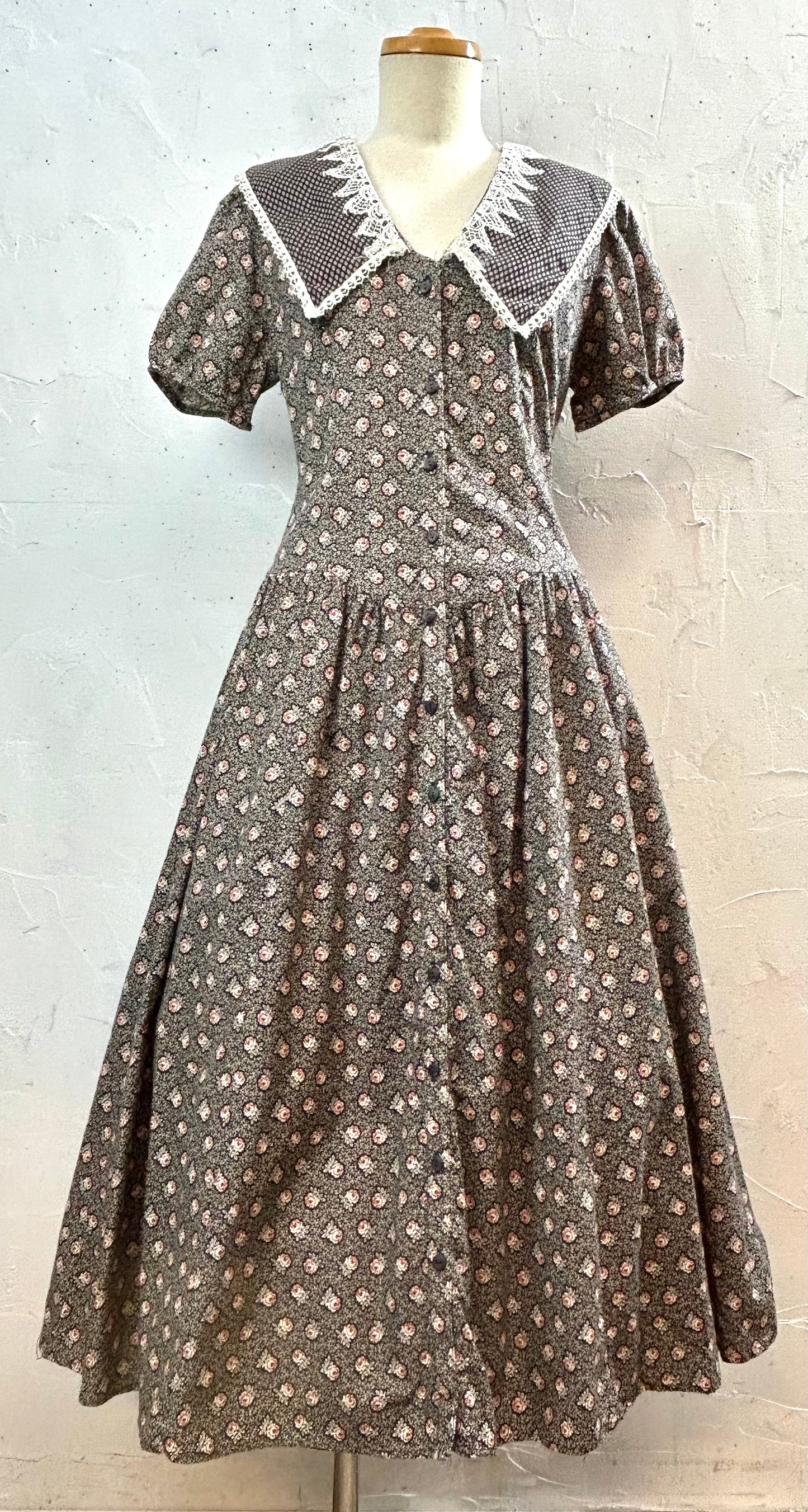 Vintage Dress MADE IN USA  [C29735]
