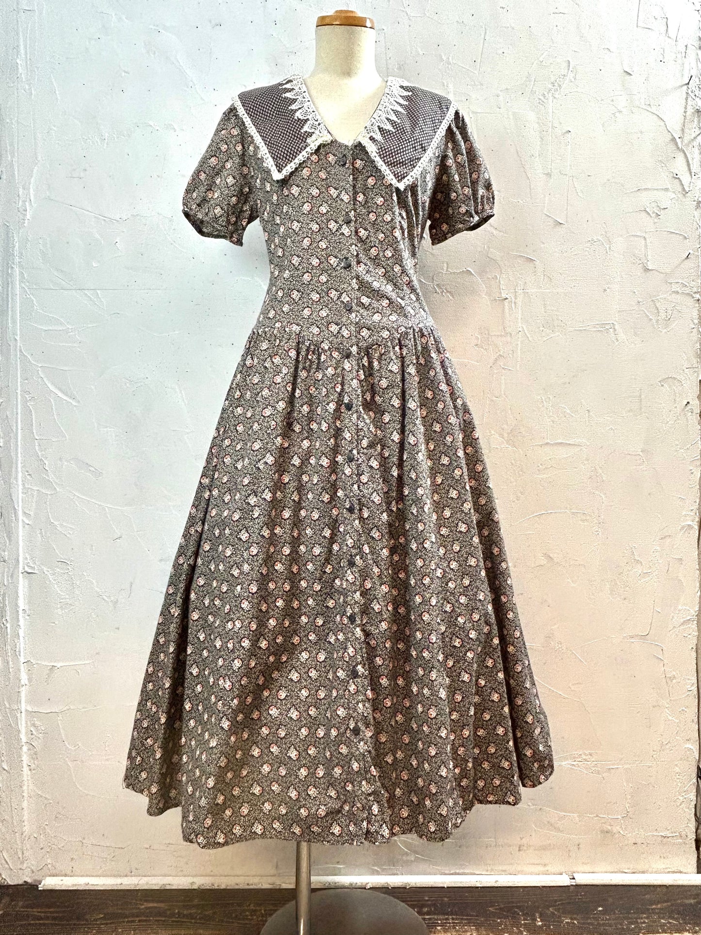 Vintage Dress MADE IN USA  [C29735]