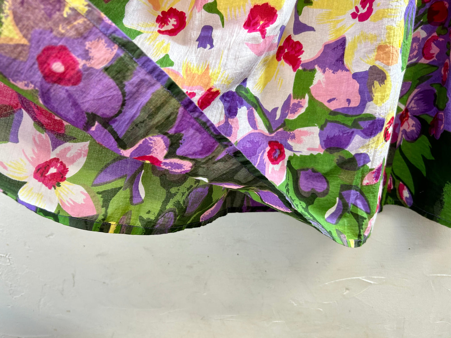 Vintage Indian Cotton Skirt [H28205]