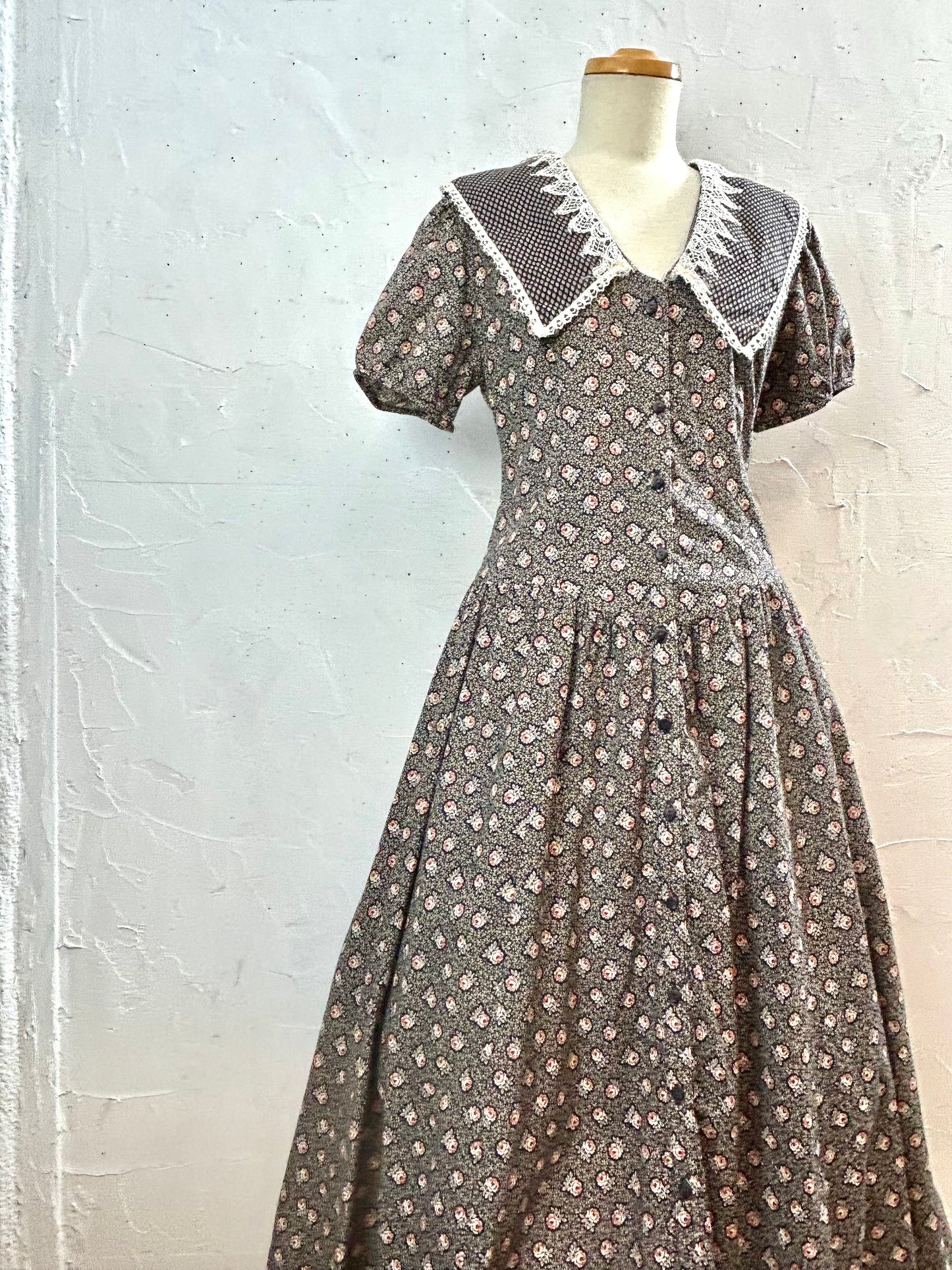 Vintage Dress MADE IN USA  [C29735]