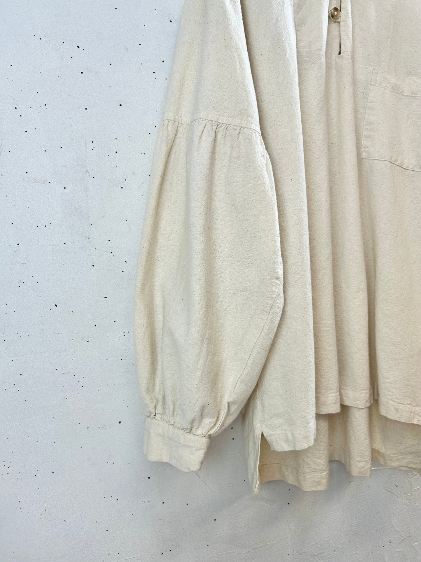 Vintage Indian Cotton Pullover Shirt [D29957]