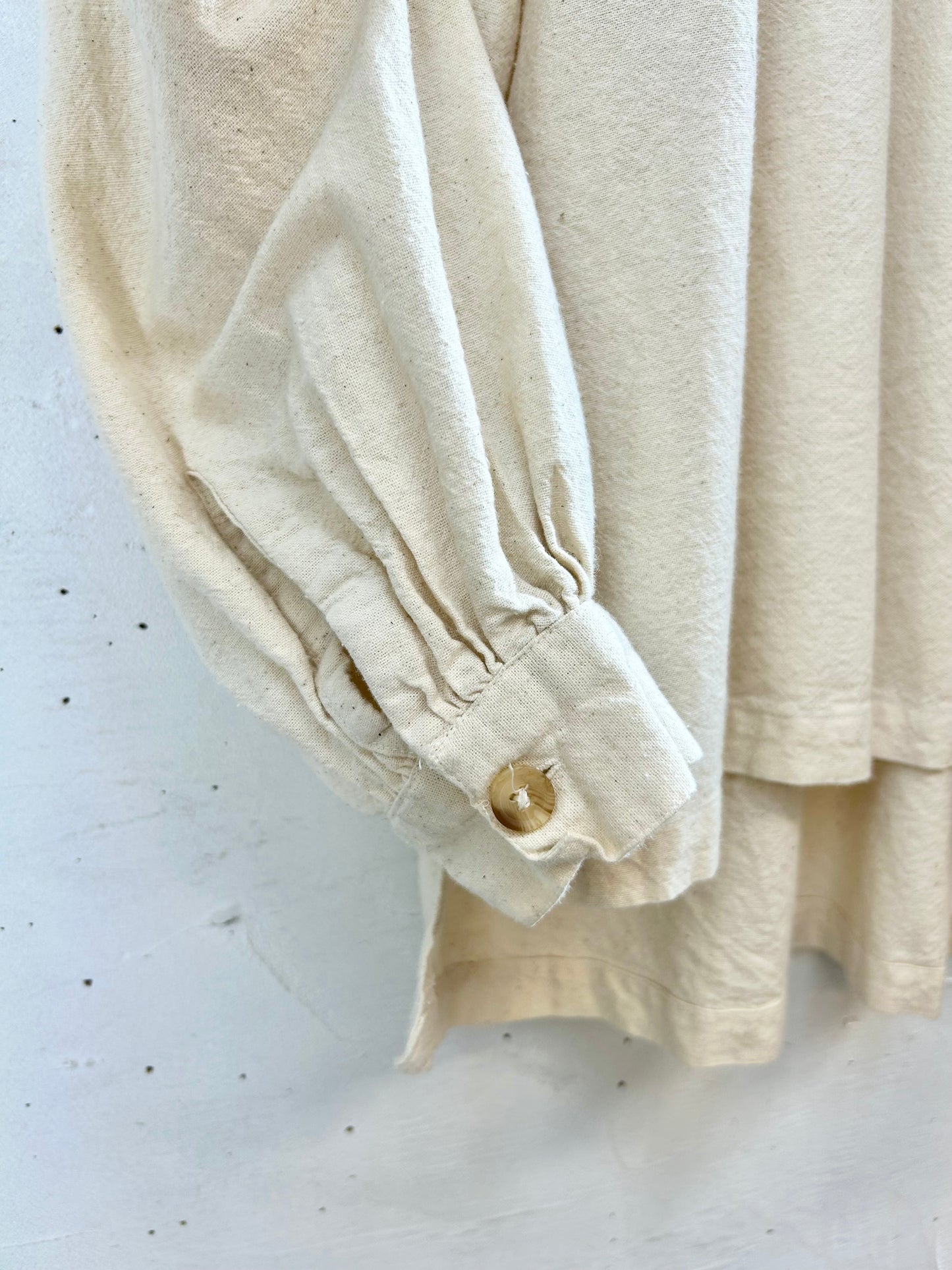 Vintage Indian Cotton Pullover Shirt [D29957]