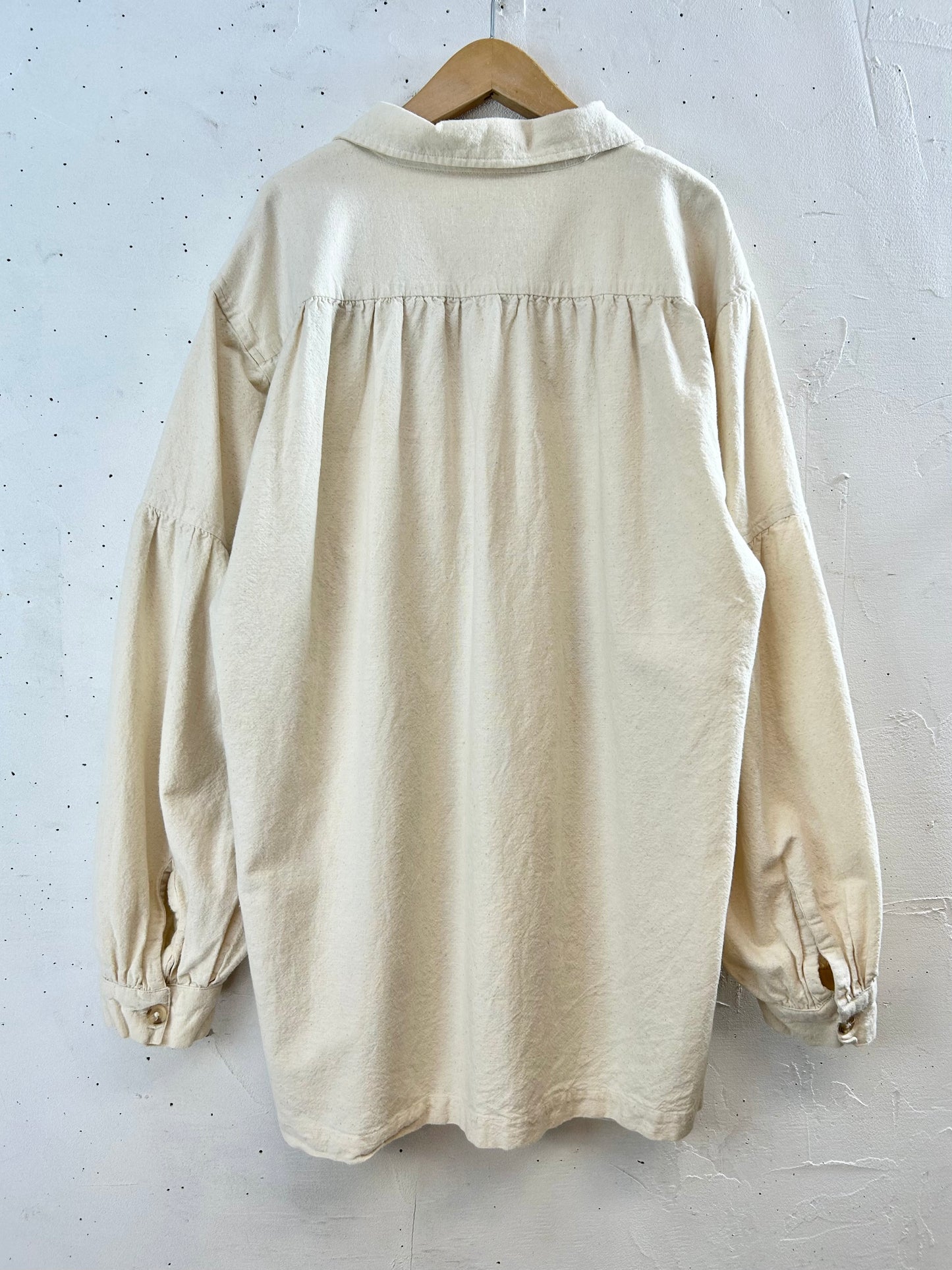 Vintage Indian Cotton Pullover Shirt [D29957]