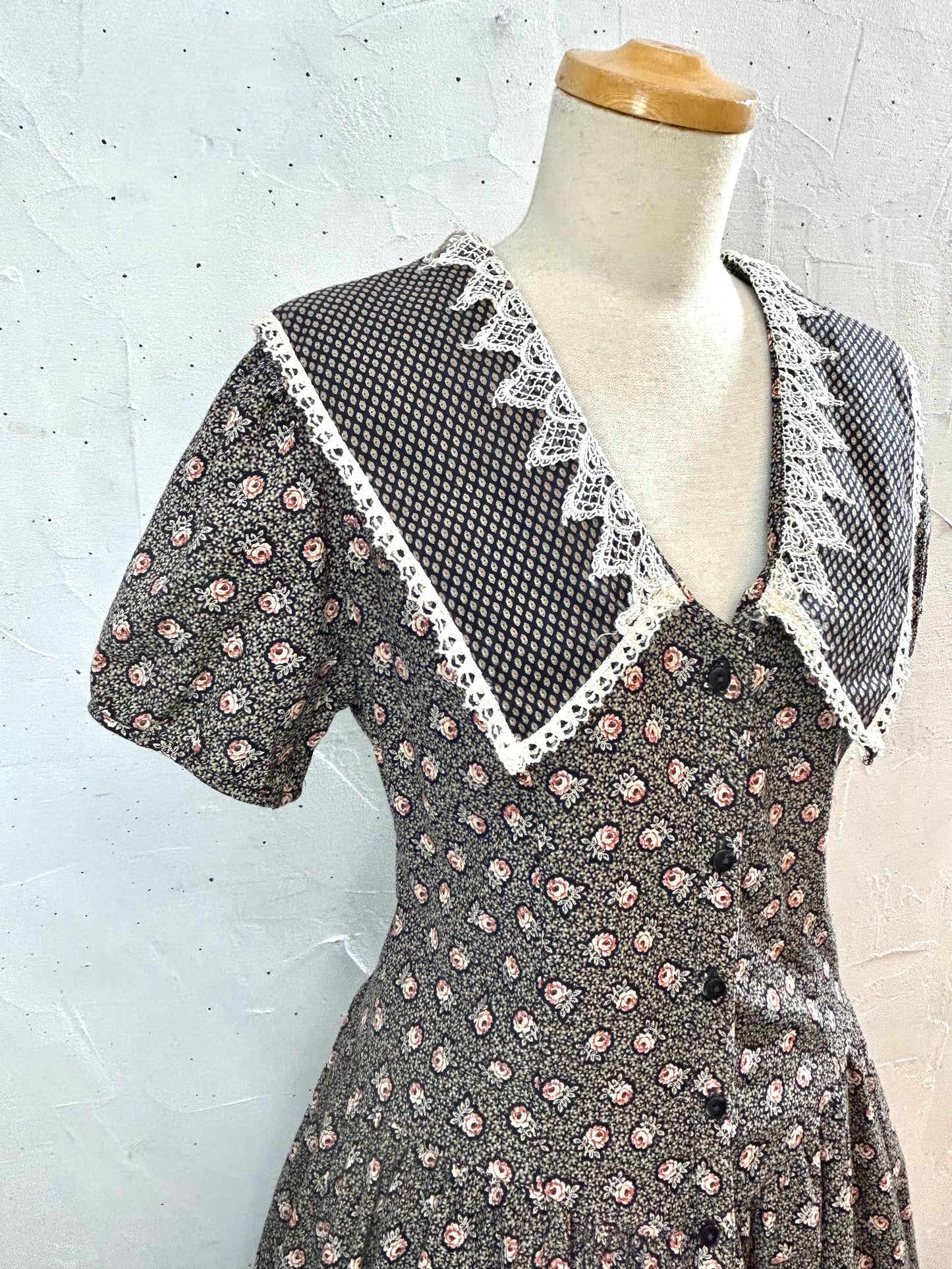 Vintage Dress MADE IN USA  [C29735]
