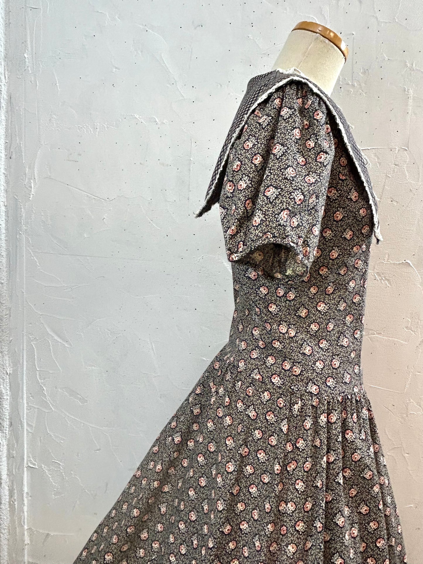 Vintage Dress MADE IN USA  [C29735]