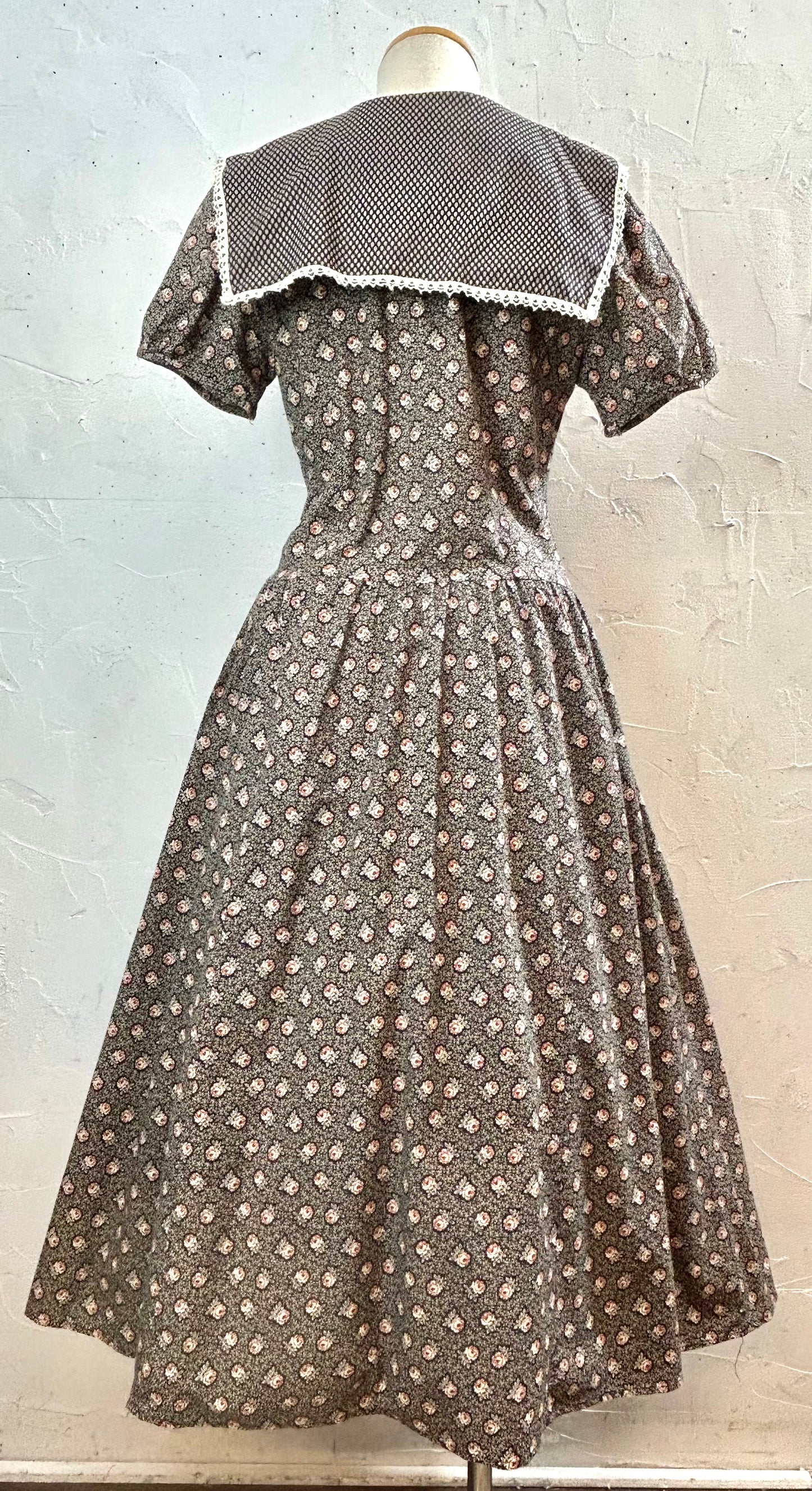 Vintage Dress MADE IN USA  [C29735]