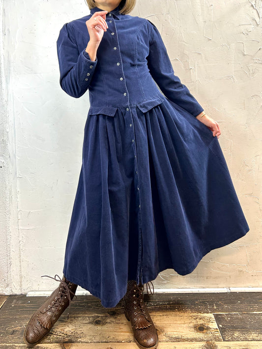 Vintage Corduroy Dress 〜OBR〜 [L29079]