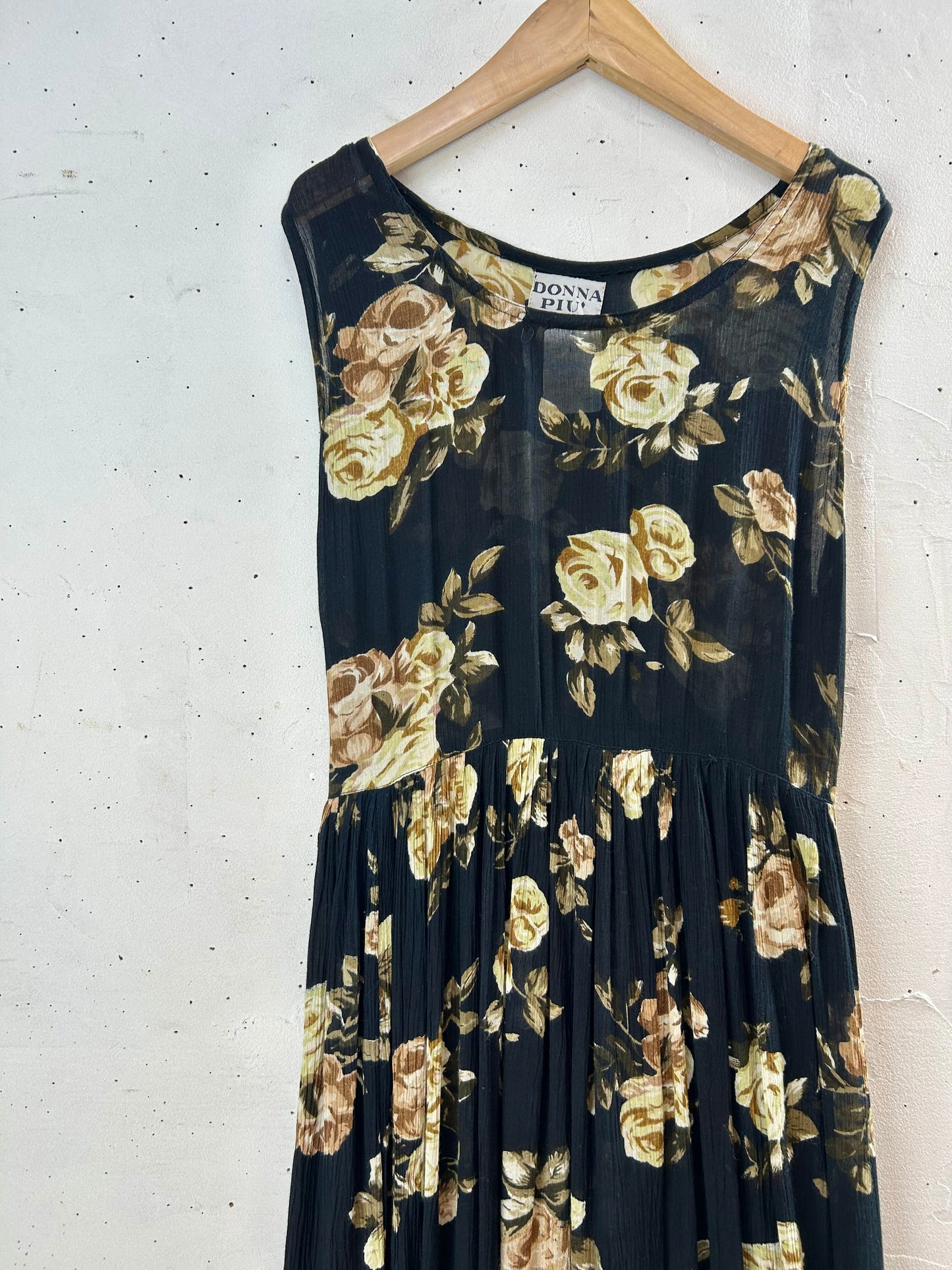 Vintage Indian Rayon Dress [D29959]