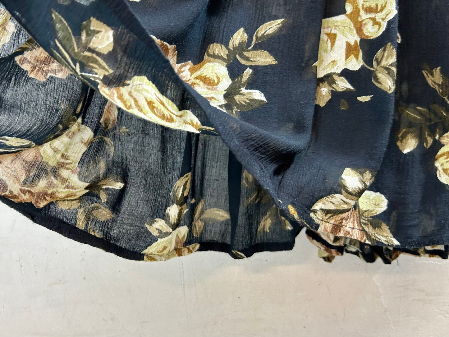 Vintage Indian Rayon Dress [D29959]