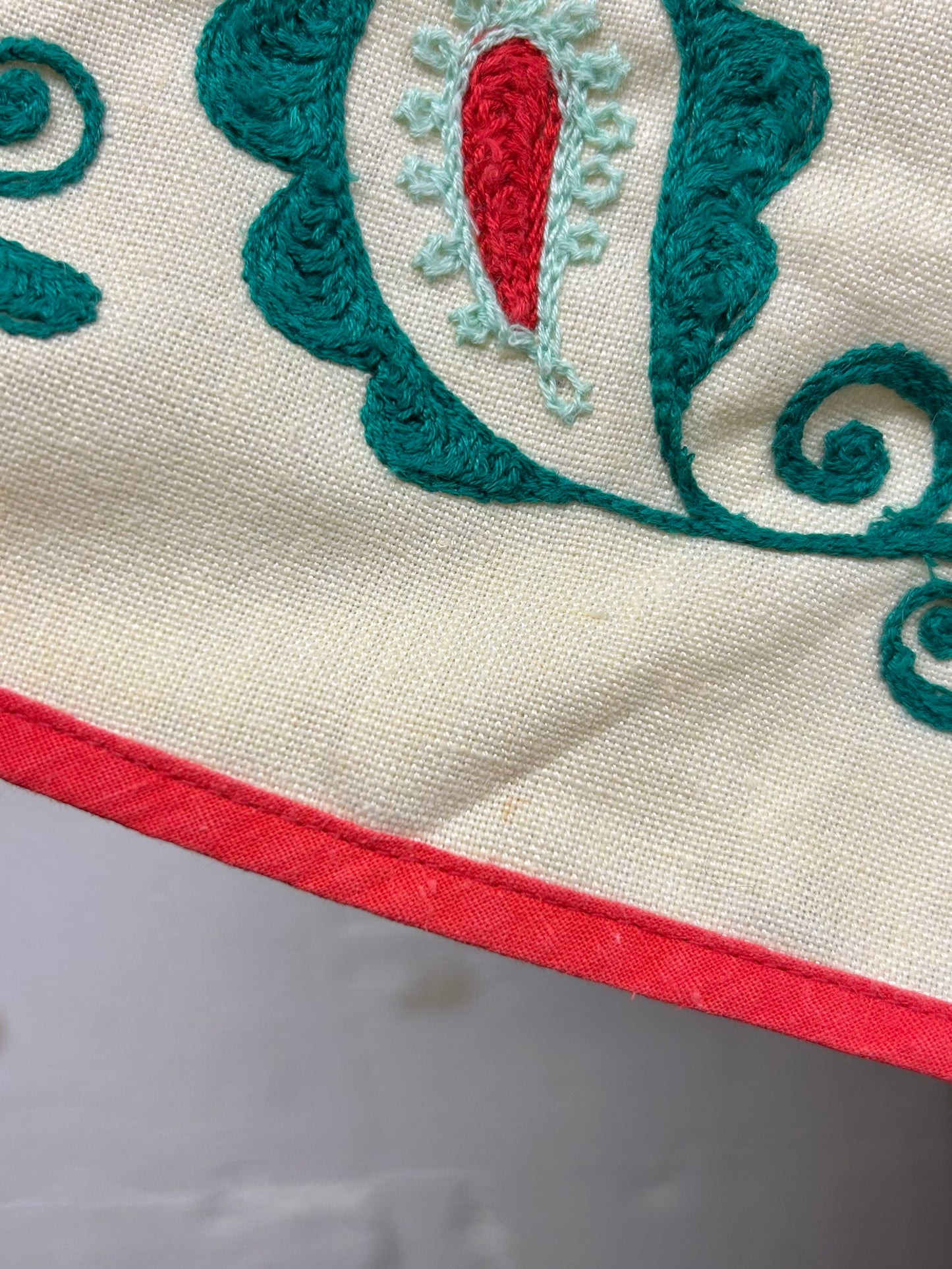 Vintage Embroidery Apron [E30153]