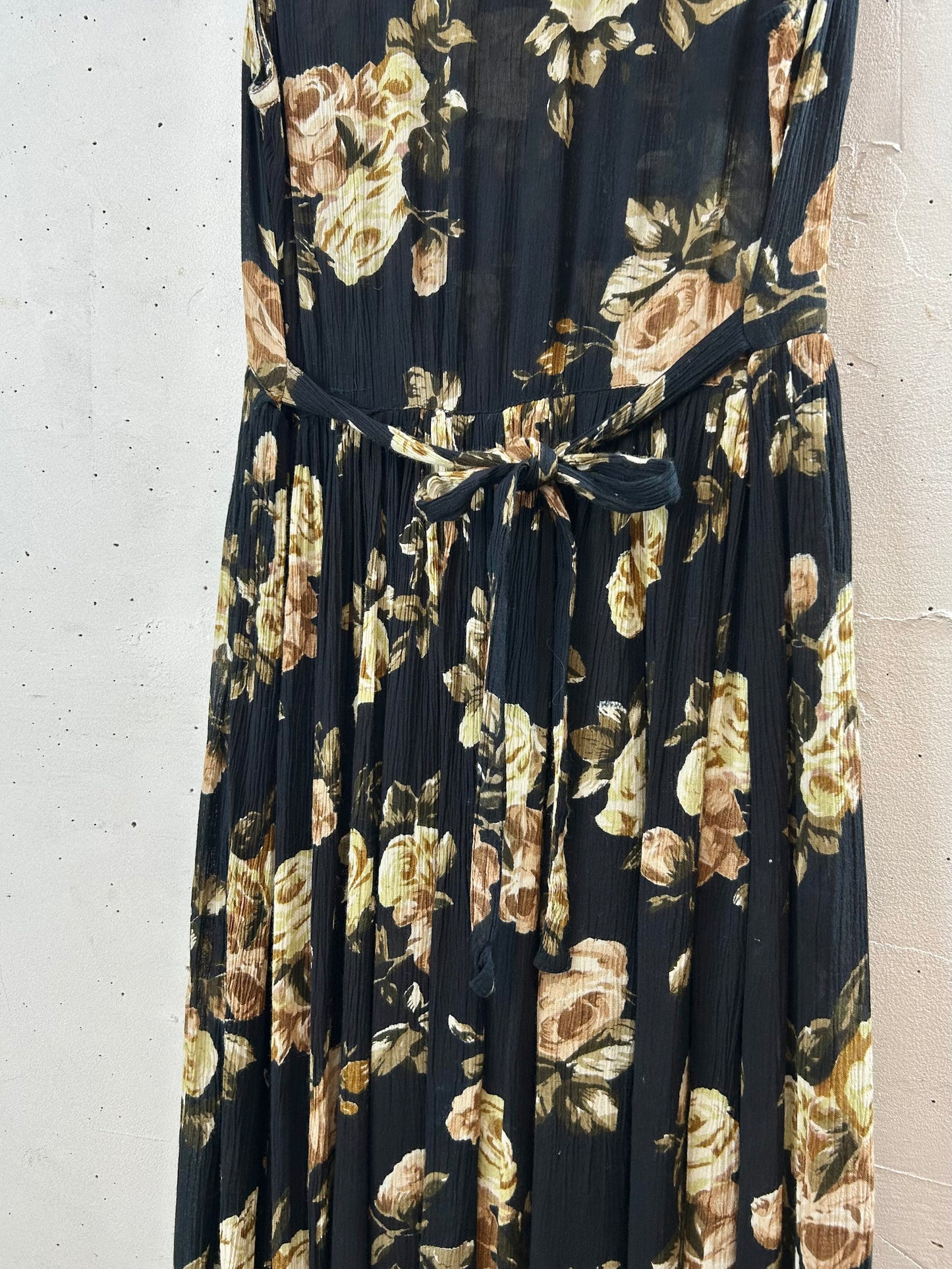 Vintage Indian Rayon Dress [D29959]