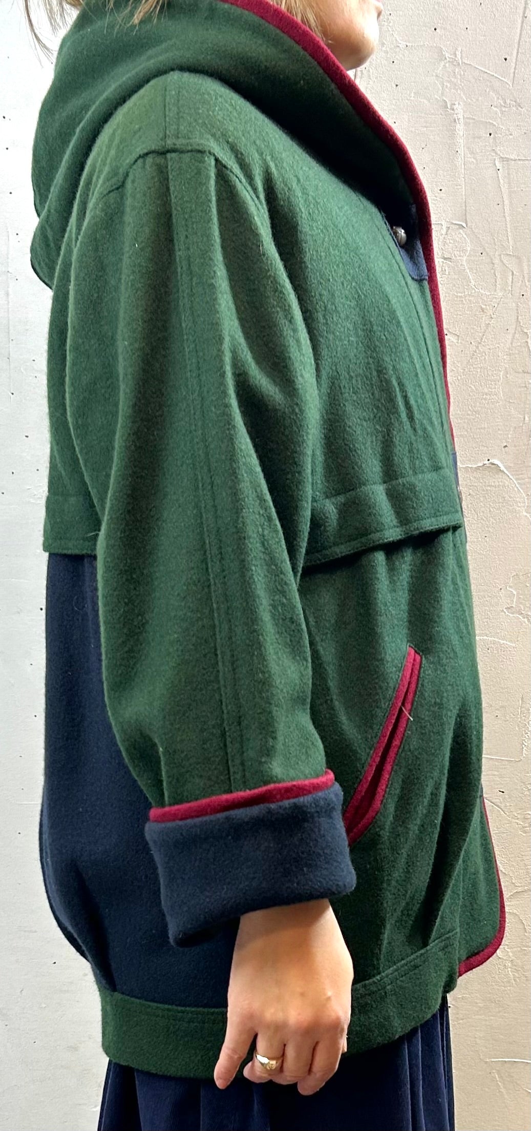 Vintage  Hoodie Coat  [L29086]