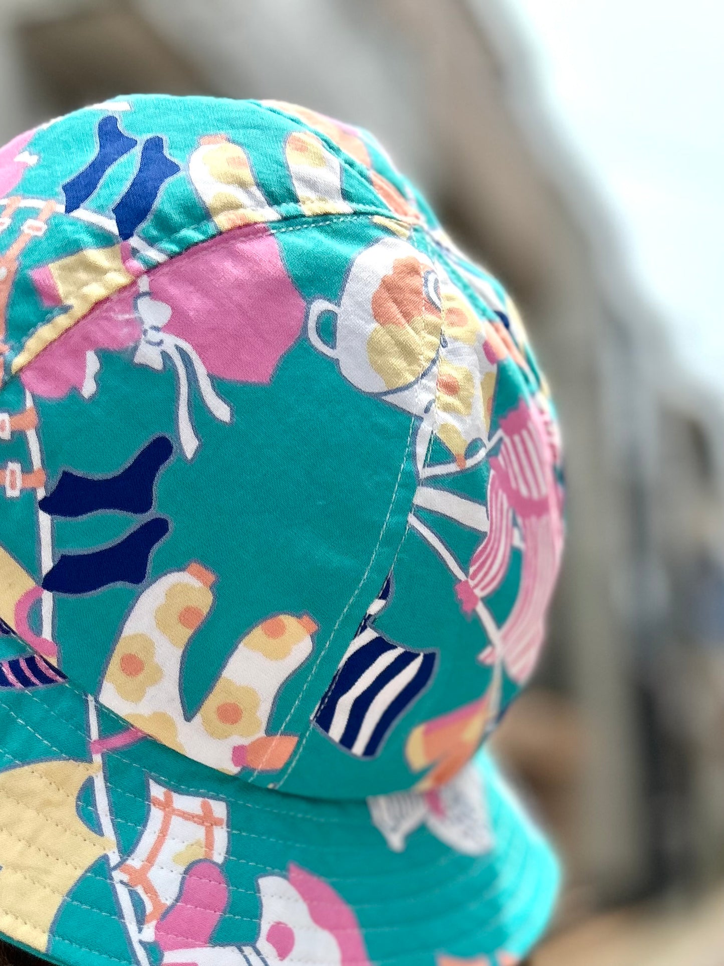 Vintage Fabric Laundry Hat 〜Amy Nina〜 [G27867]