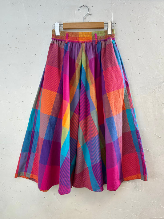 Vintage Plaid Skirt 〜Liz wear〜 [D29954]