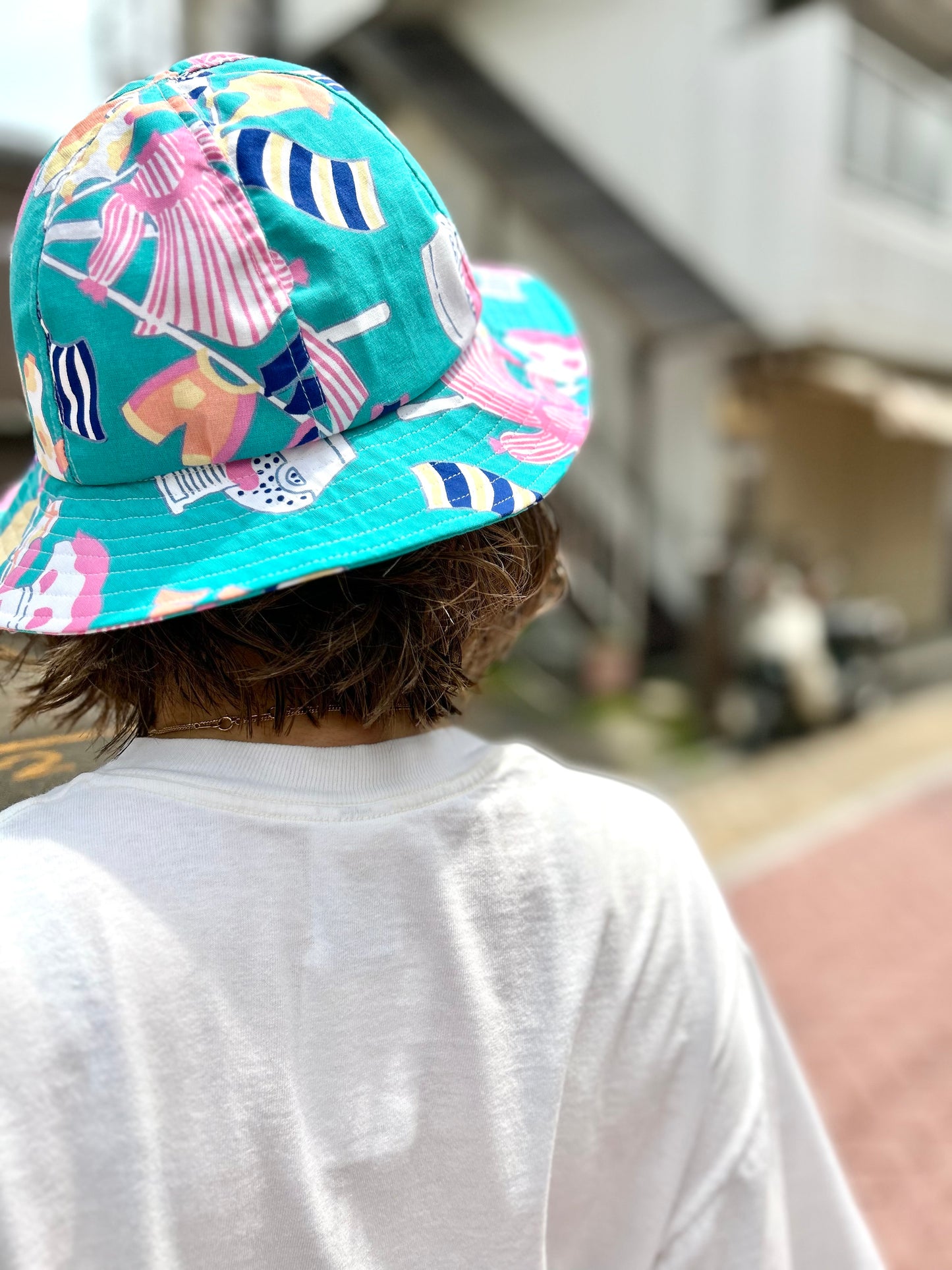 Vintage Fabric Laundry Hat 〜Amy Nina〜 [G27867]