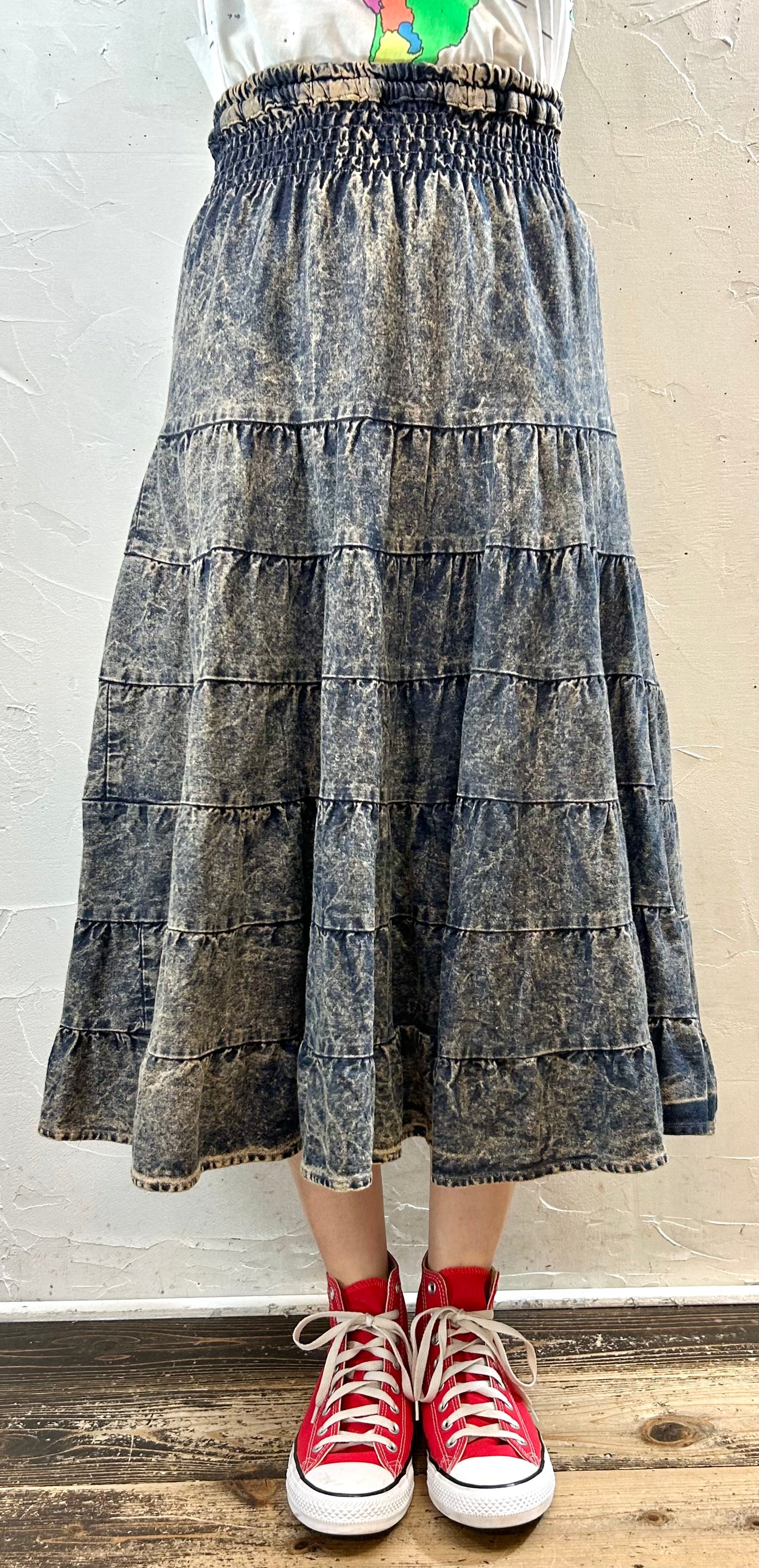 Vintage Denim Skirt [G27872]