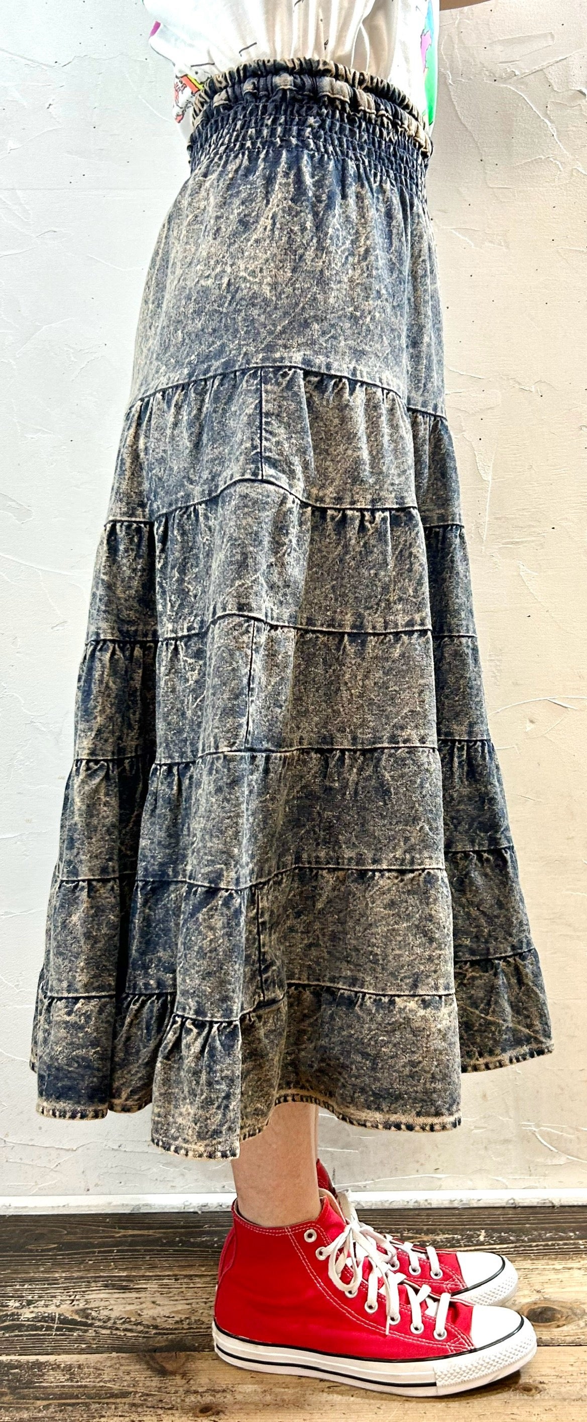 Vintage Denim Skirt [G27872]