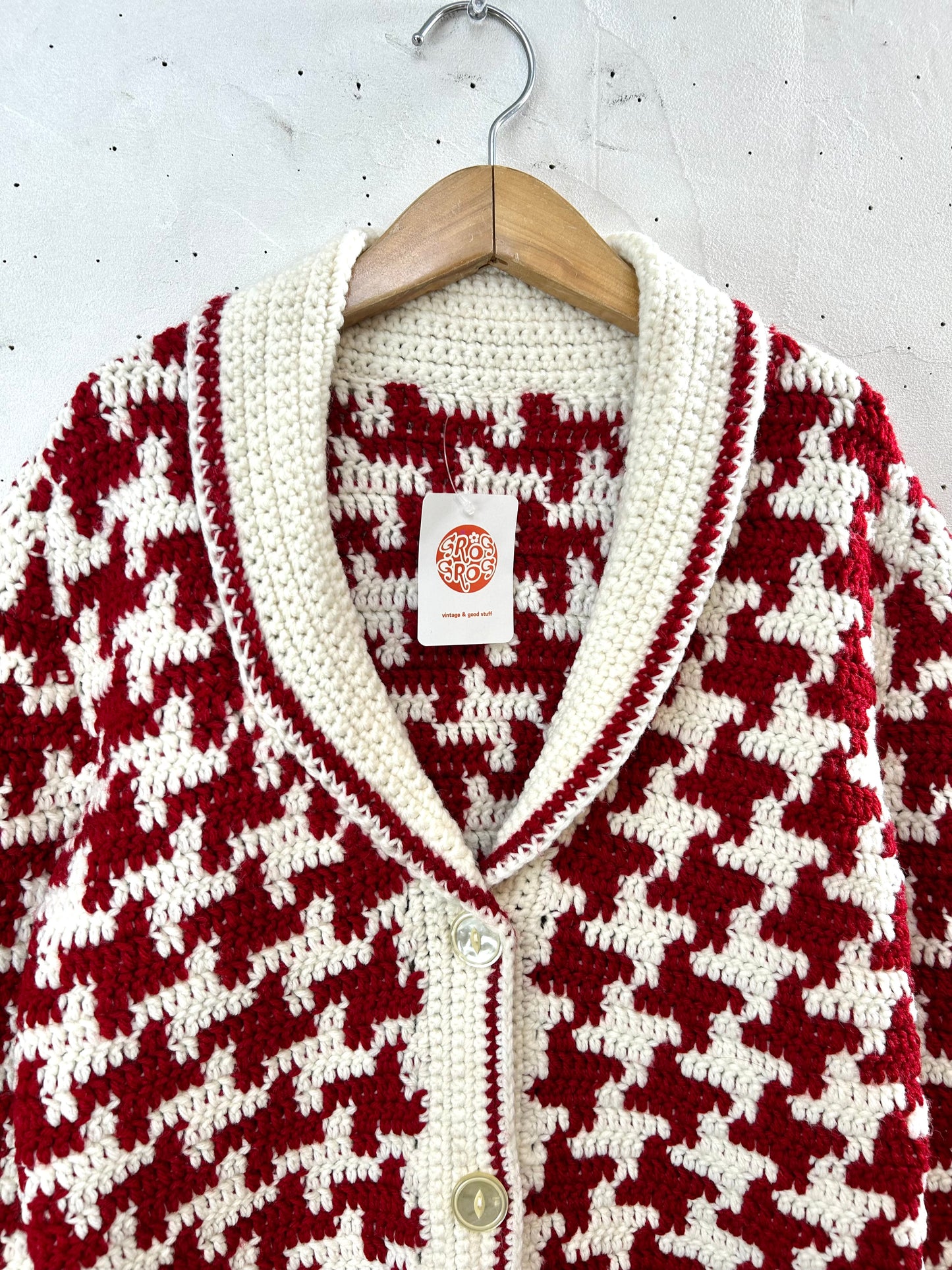 Vintage Hand Knit Cardigan [K28859]
