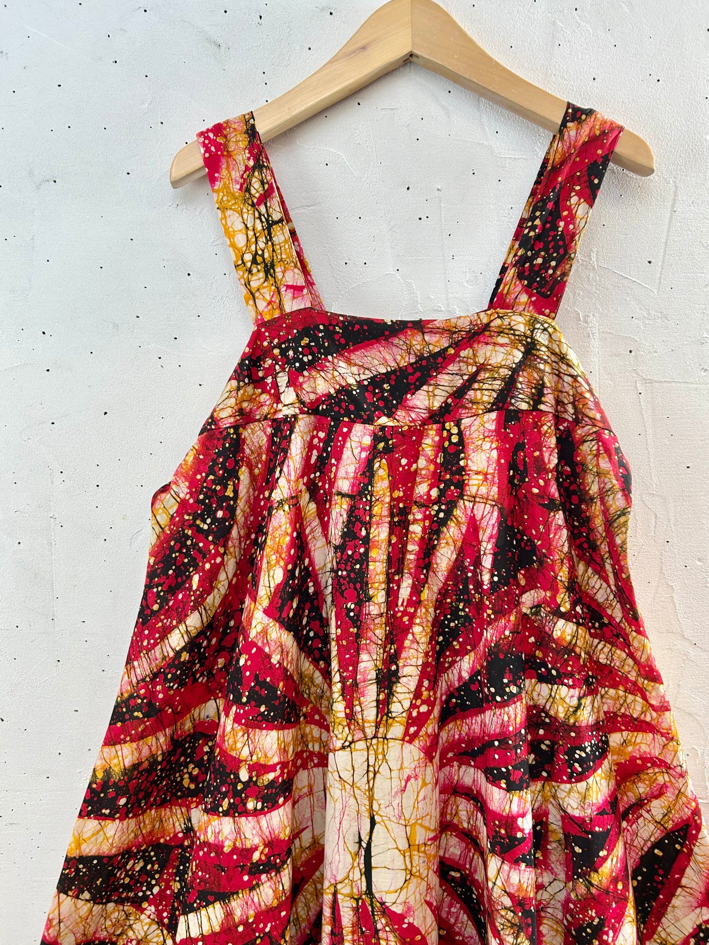 Vintage Malaysia Batik Dress [E30167]