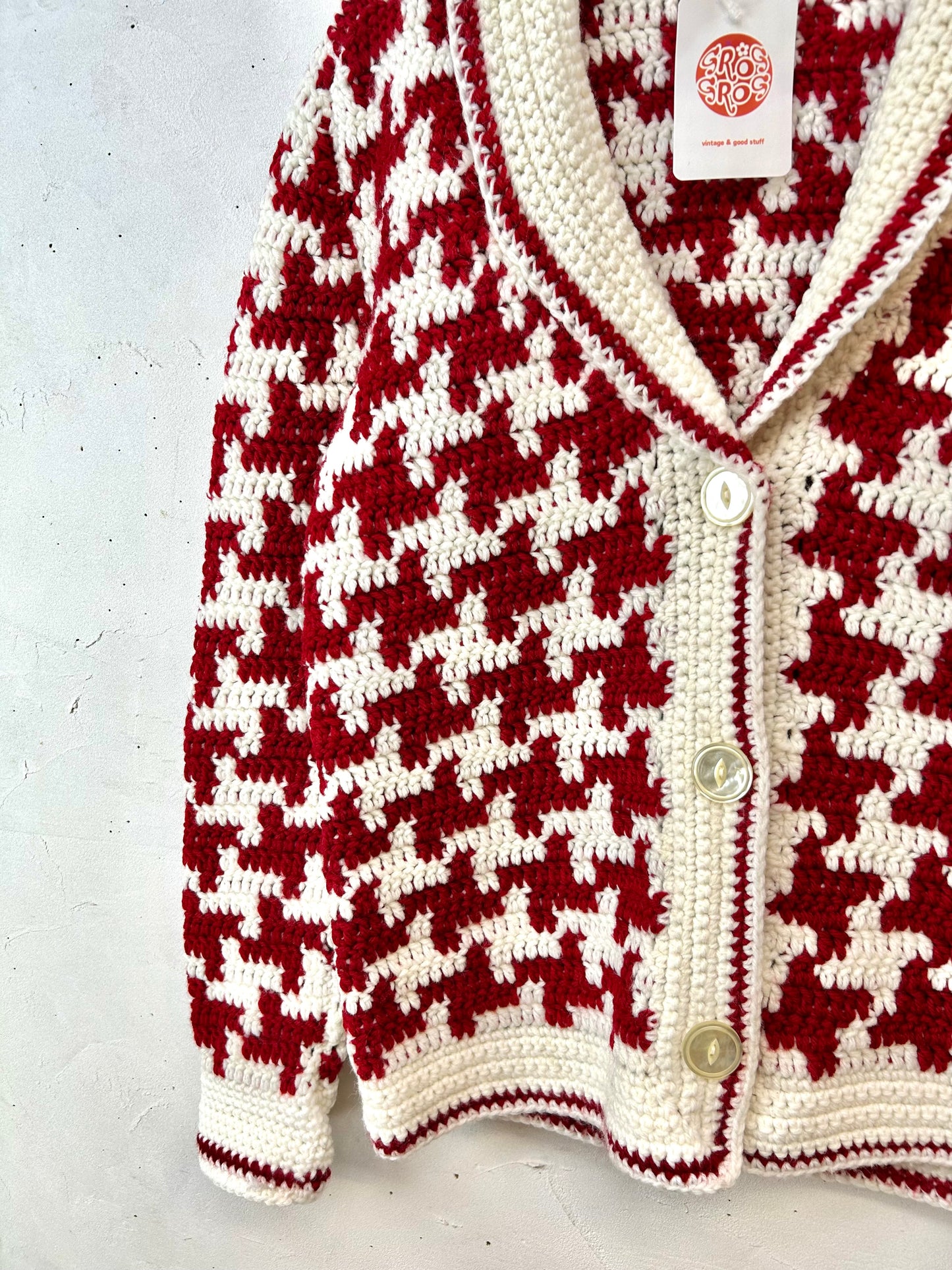 Vintage Hand Knit Cardigan [K28859]