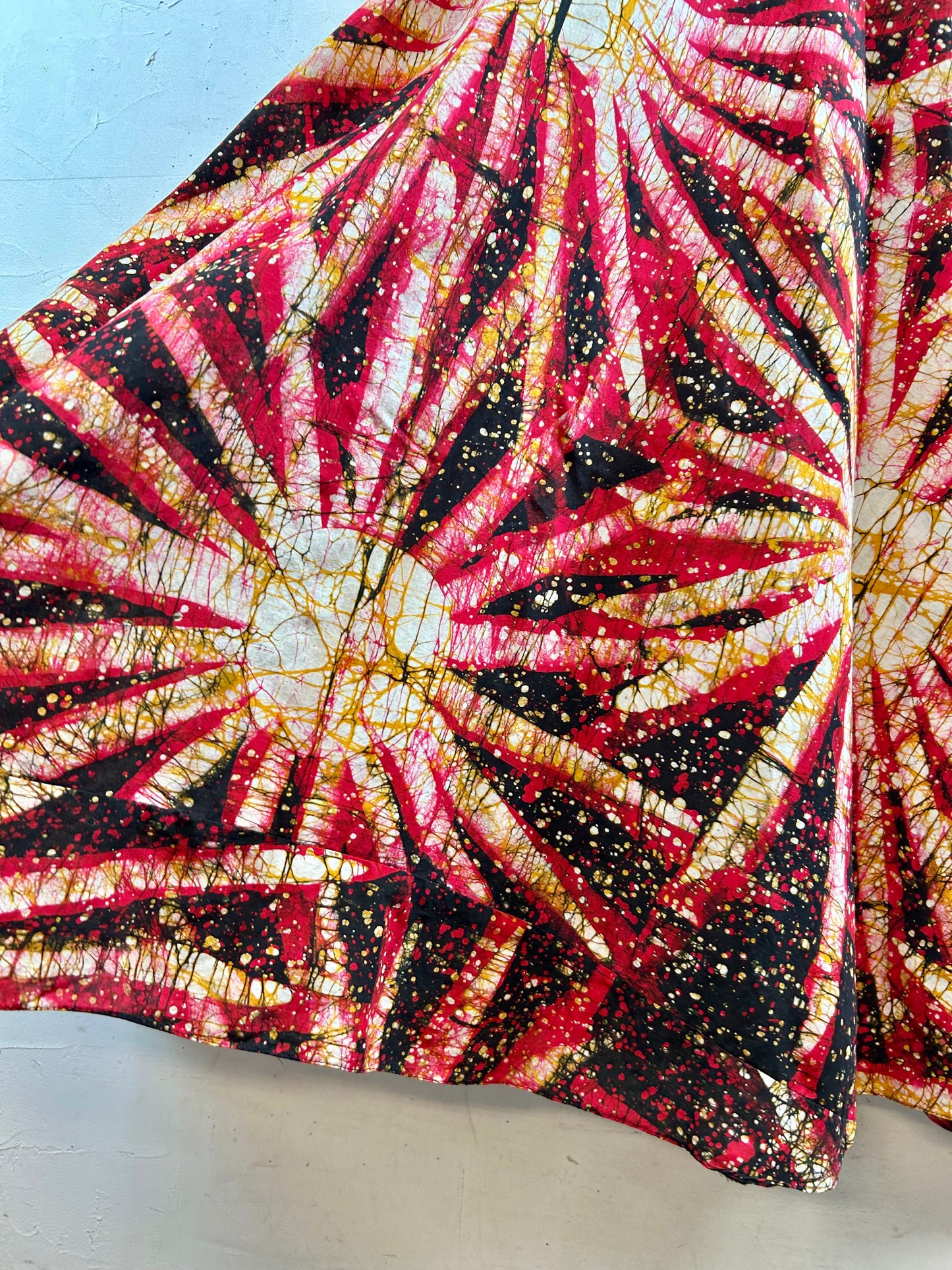 Vintage Malaysia Batik Dress [E30167]