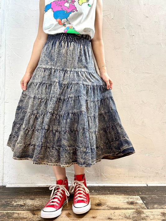 Vintage Denim Skirt [G27872]