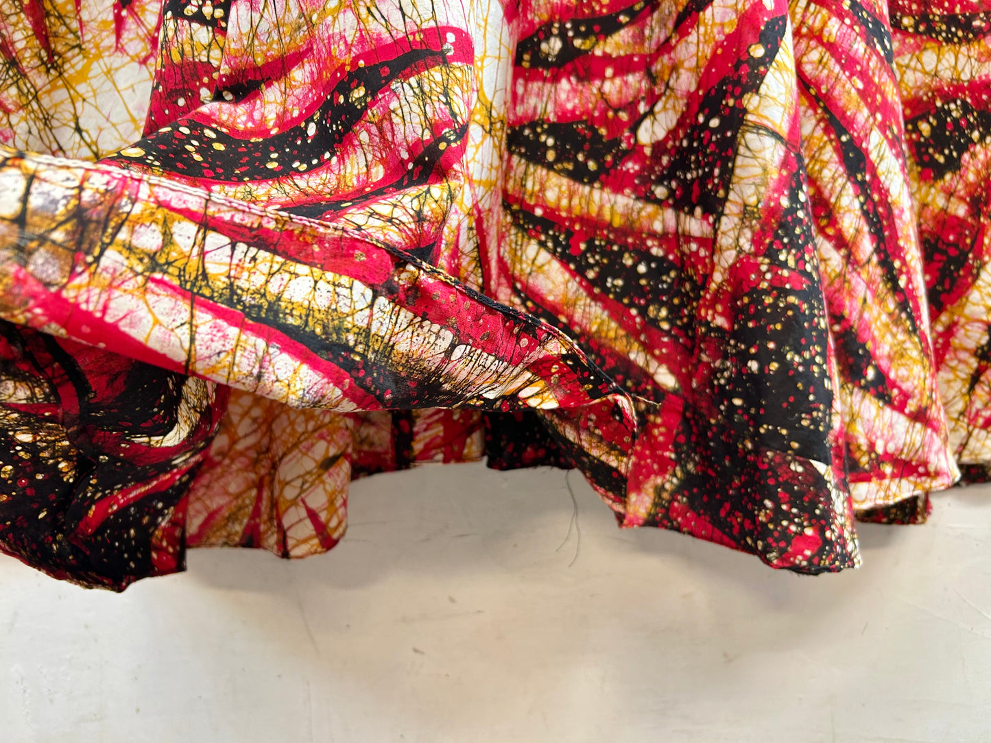 Vintage Malaysia Batik Dress [E30167]