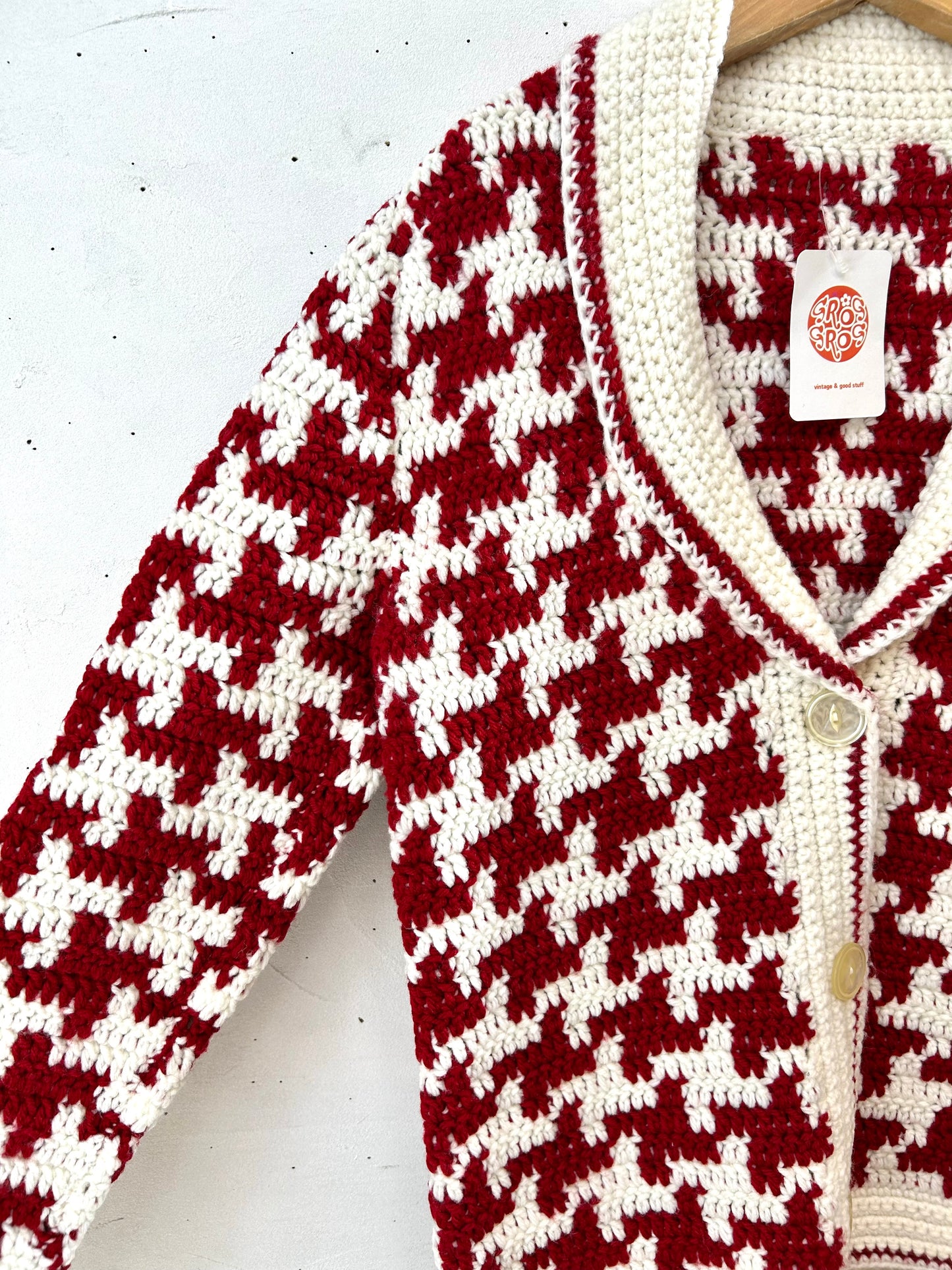 Vintage Hand Knit Cardigan [K28859]