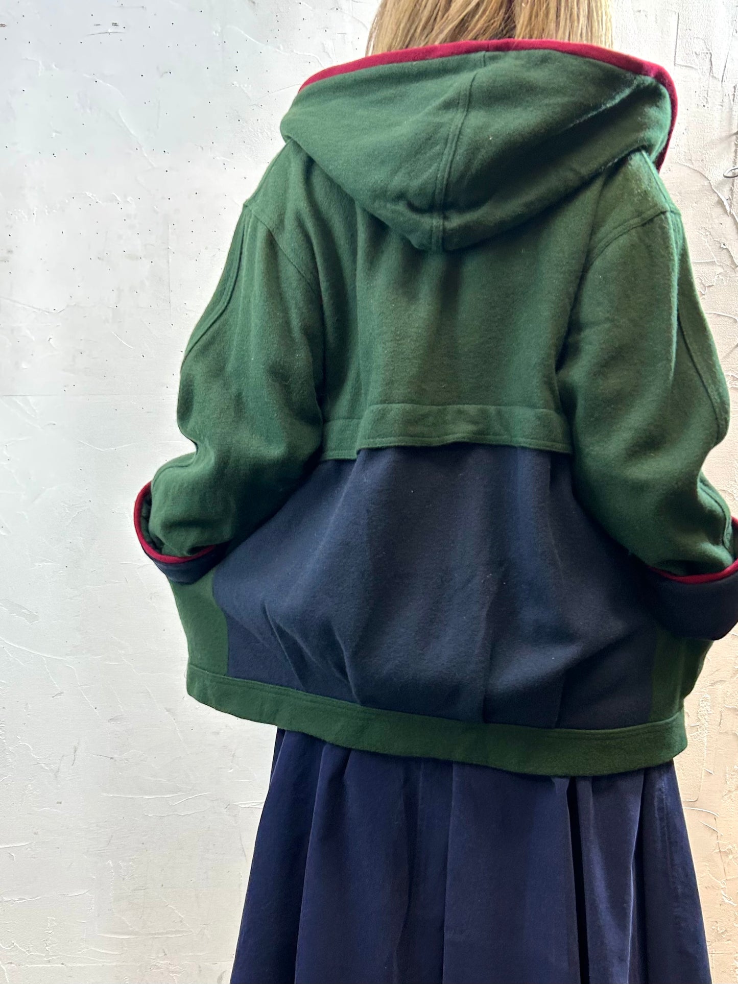 Vintage  Hoodie Coat  [L29086]