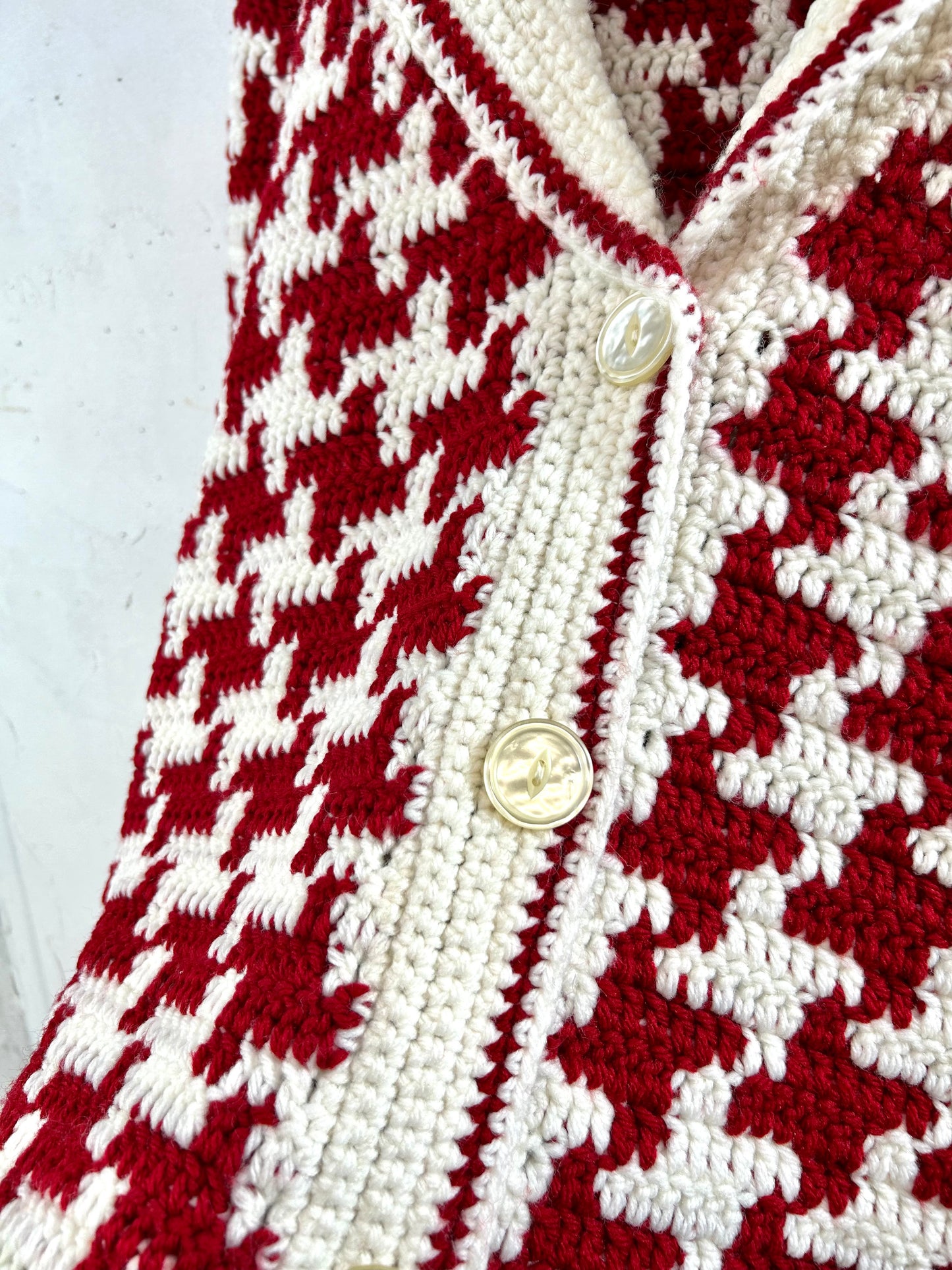 Vintage Hand Knit Cardigan [K28859]