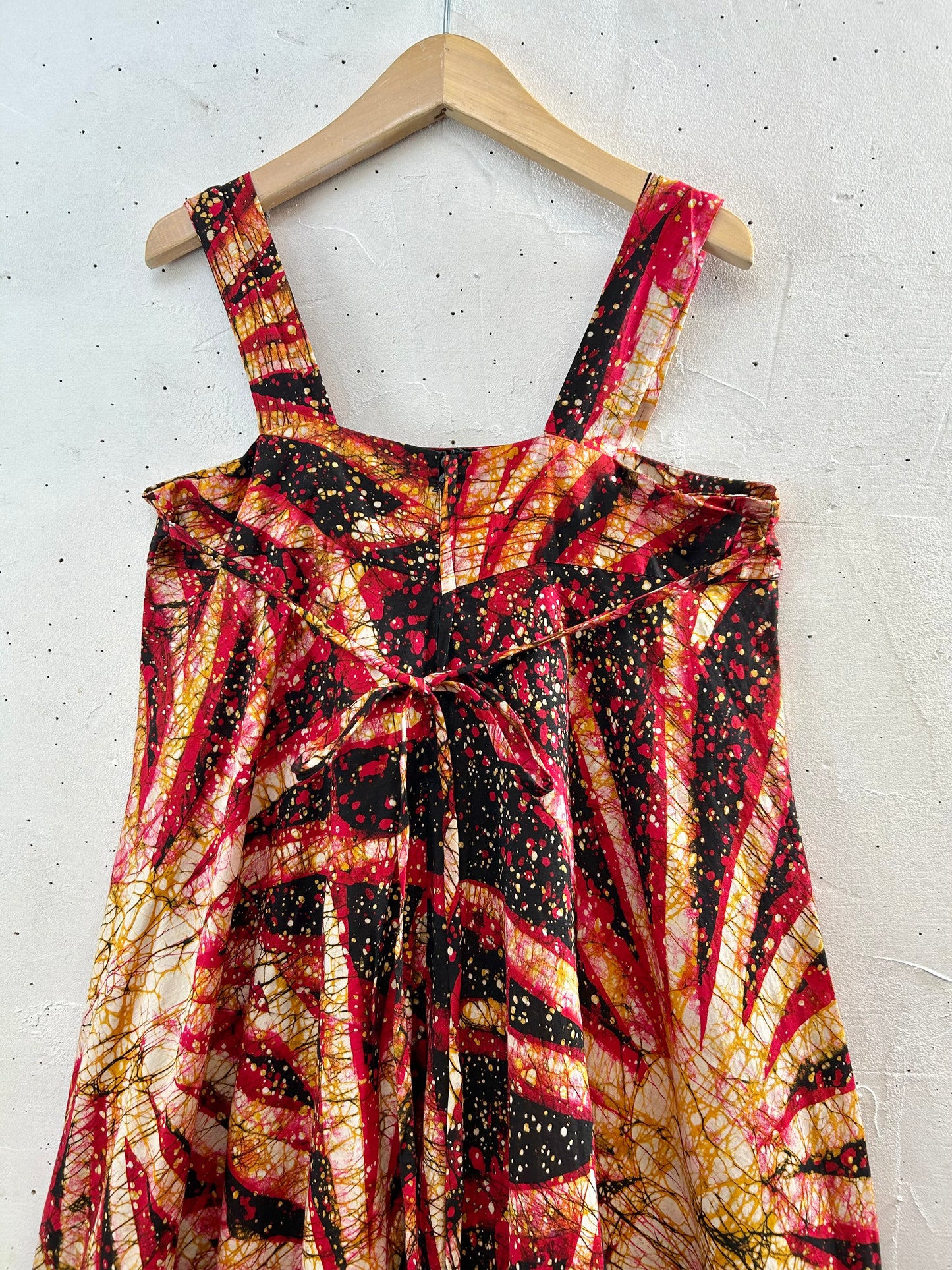 Vintage Malaysia Batik Dress [E30167]