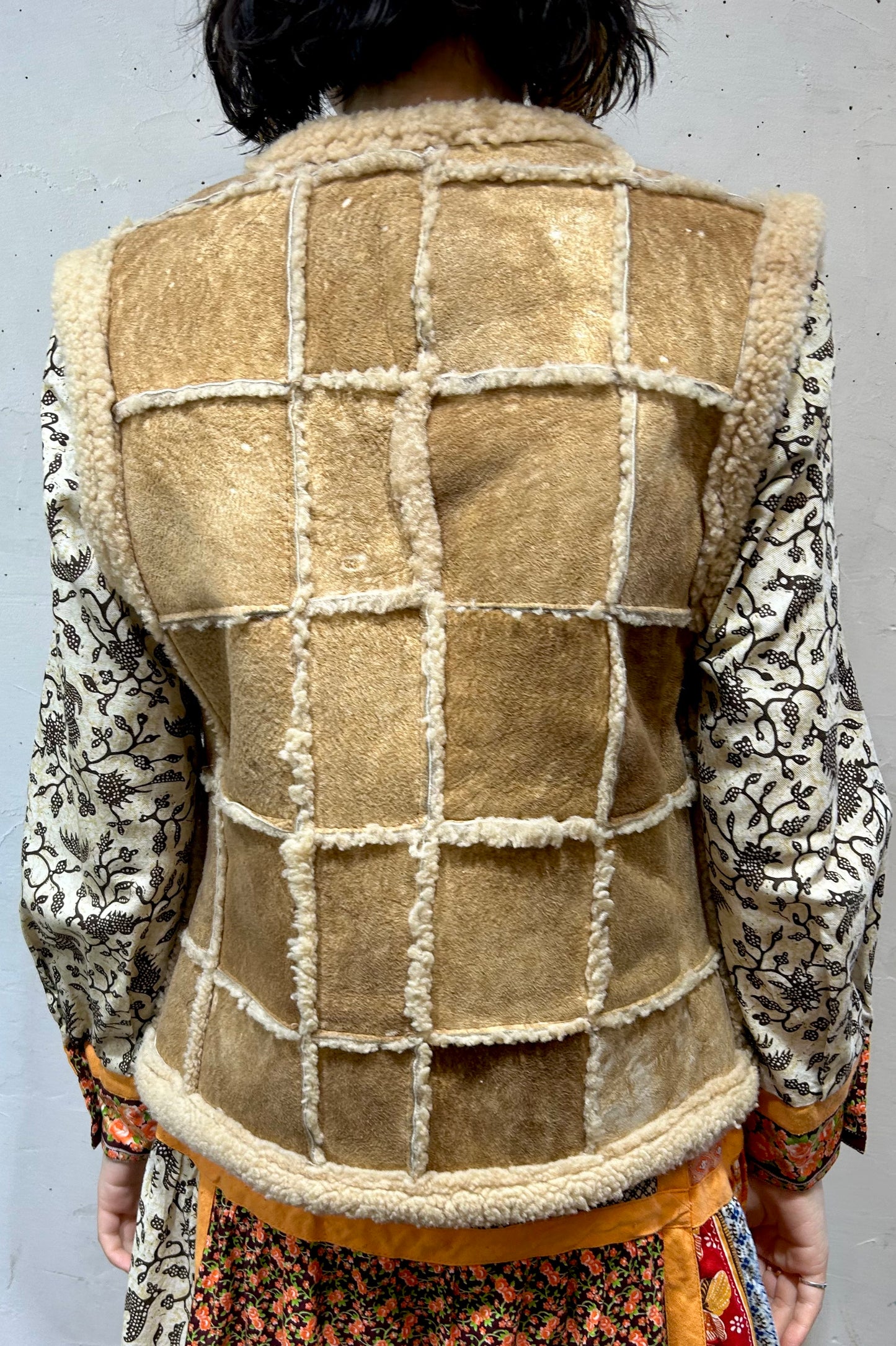 Vintage Mouton Vest [L25795]