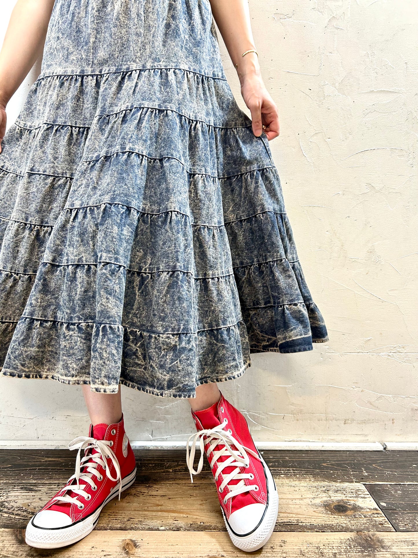 Vintage Denim Skirt [G27872]