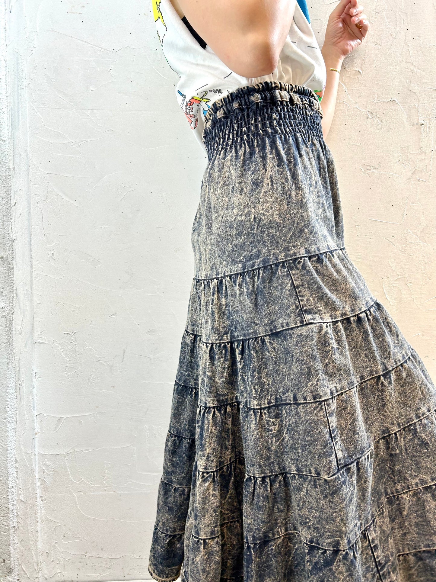 Vintage Denim Skirt [G27872]