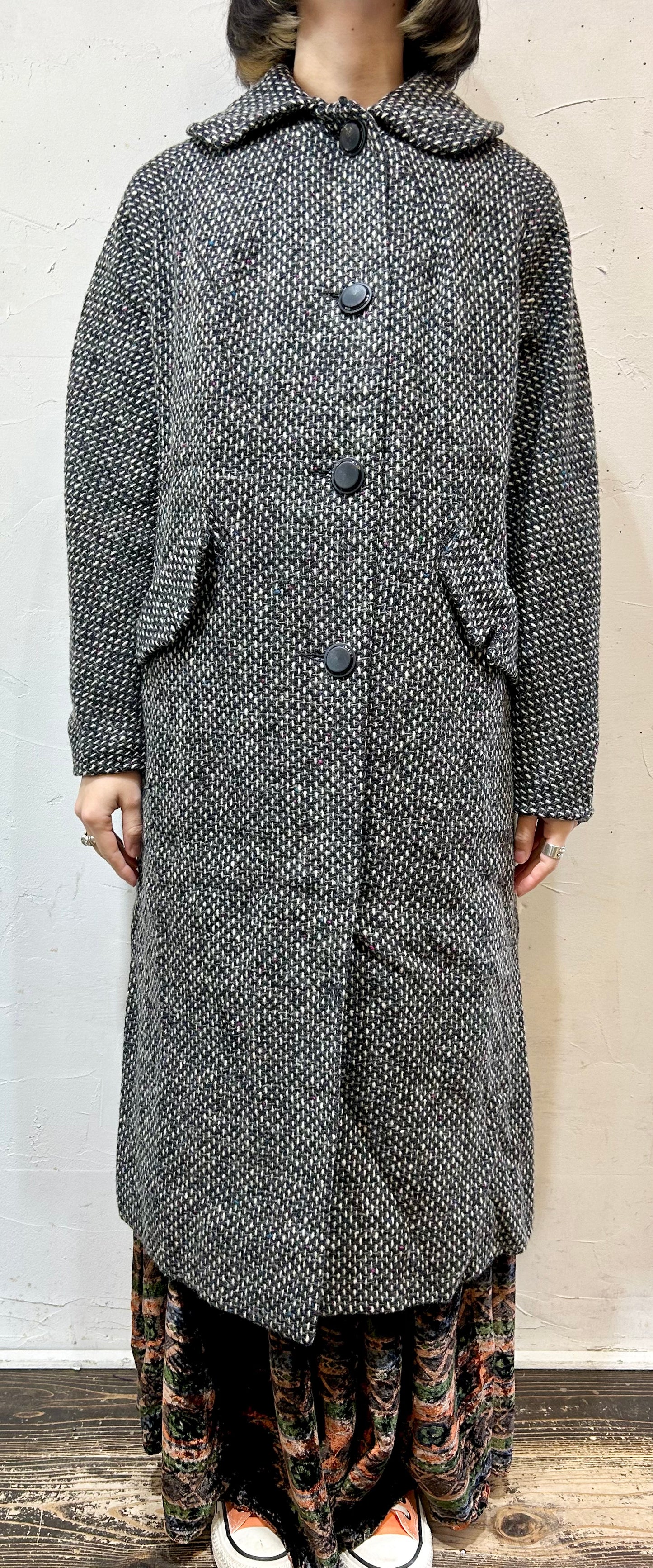 Vintage Tweed Coat [K25562]