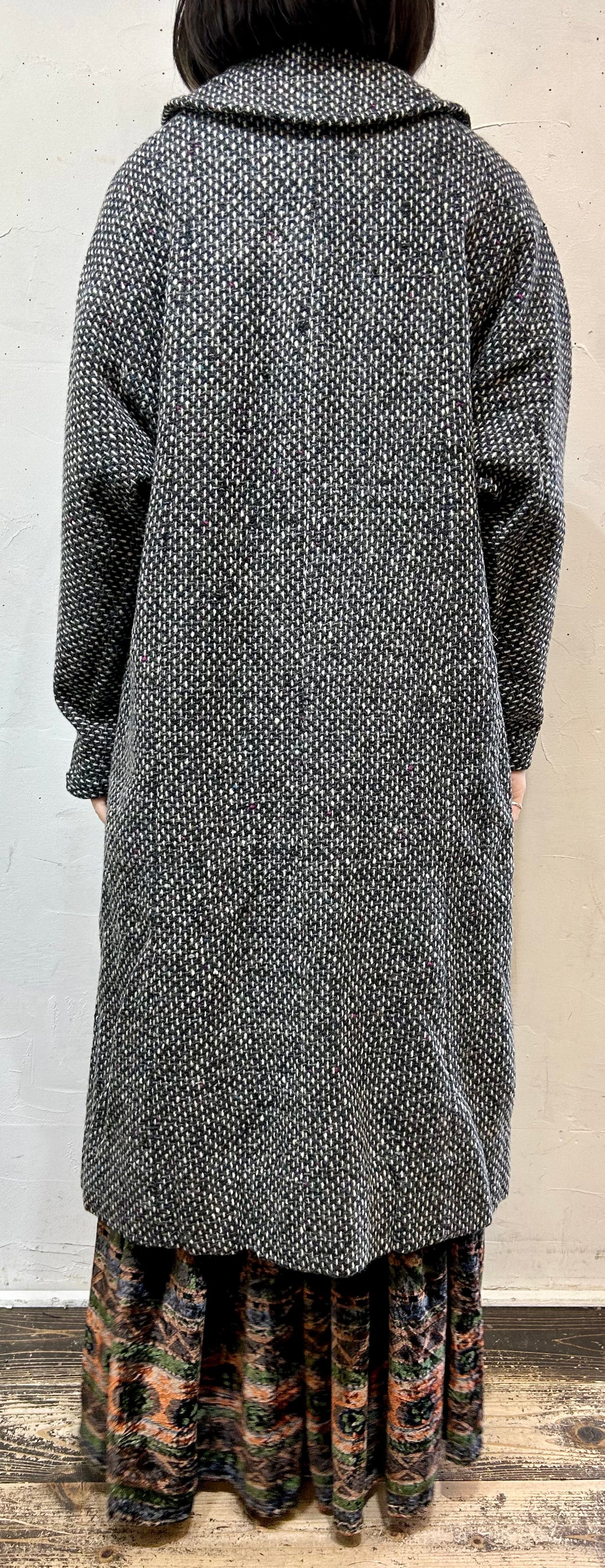 Vintage Tweed Coat [K25562]