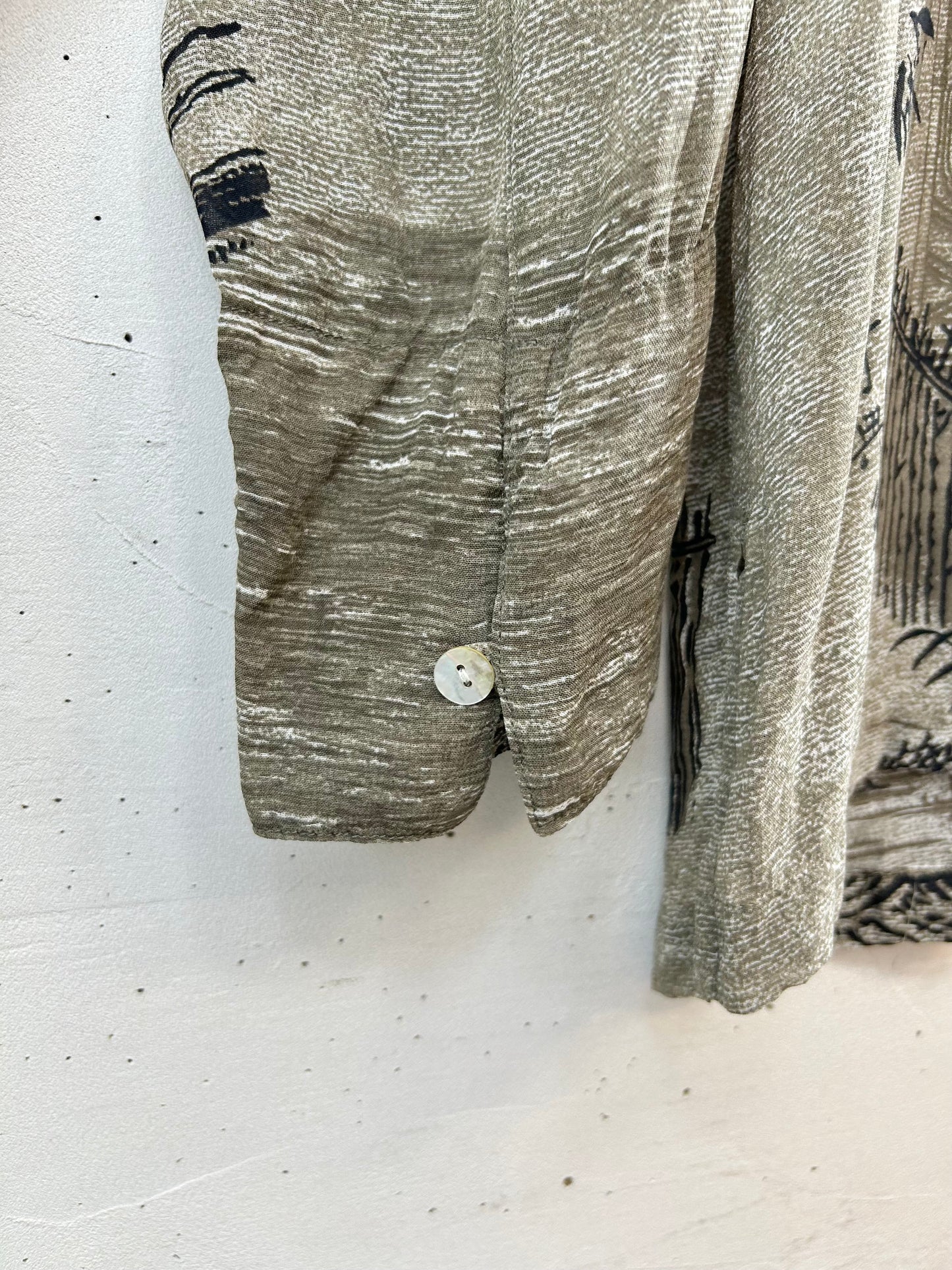 Vintage Rayon Shirt 〜CHICO’S DESIGN〜 [E30162]