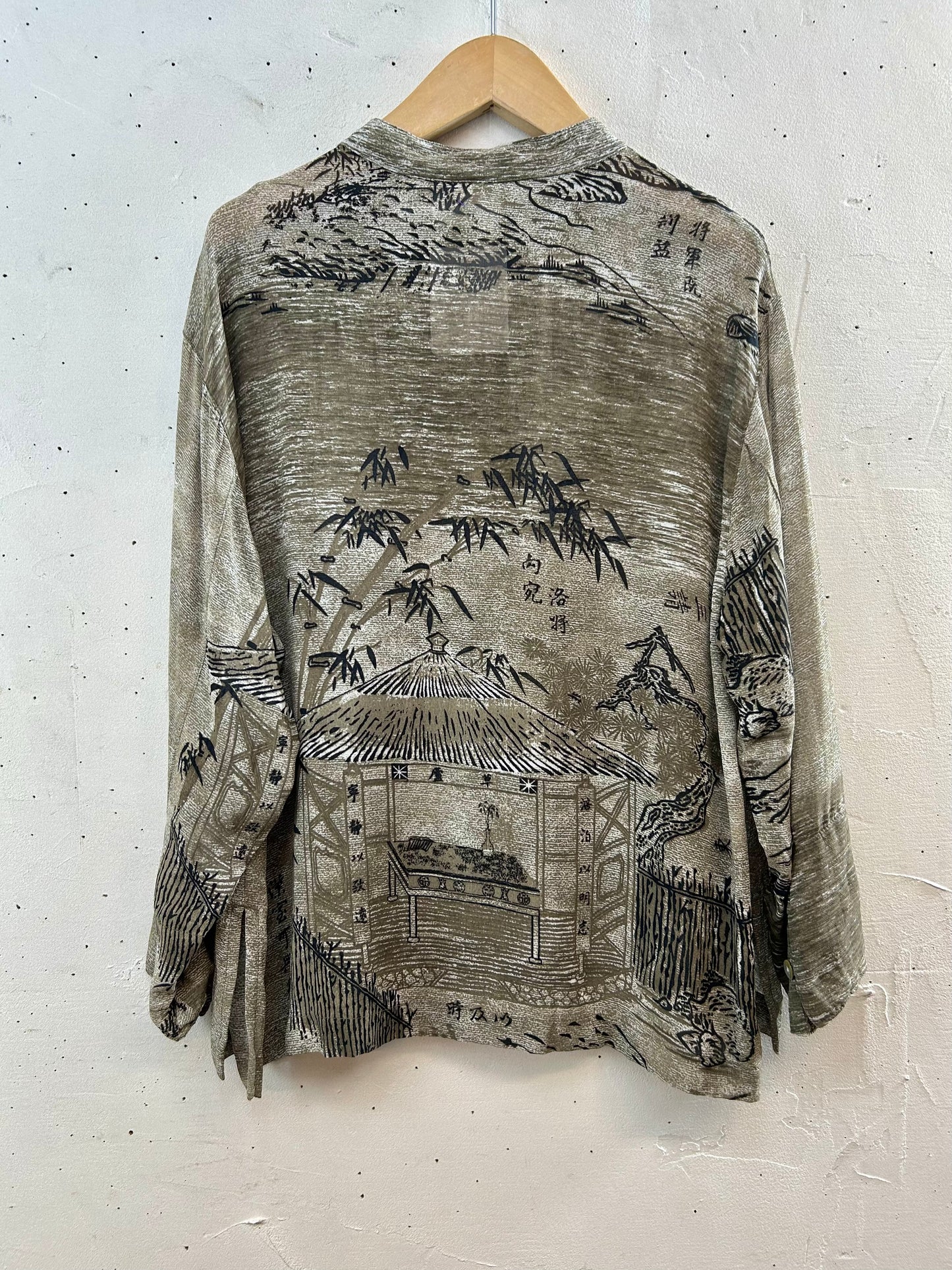 Vintage Rayon Shirt 〜CHICO’S DESIGN〜 [E30162]