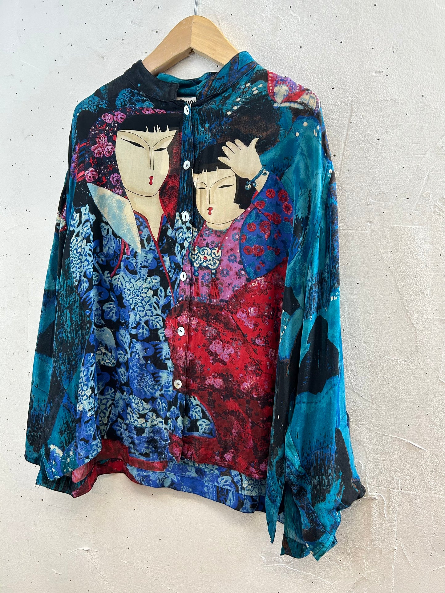 Vintage Silk Shirt 〜CHICO’S DESIGN〜 [E30163]