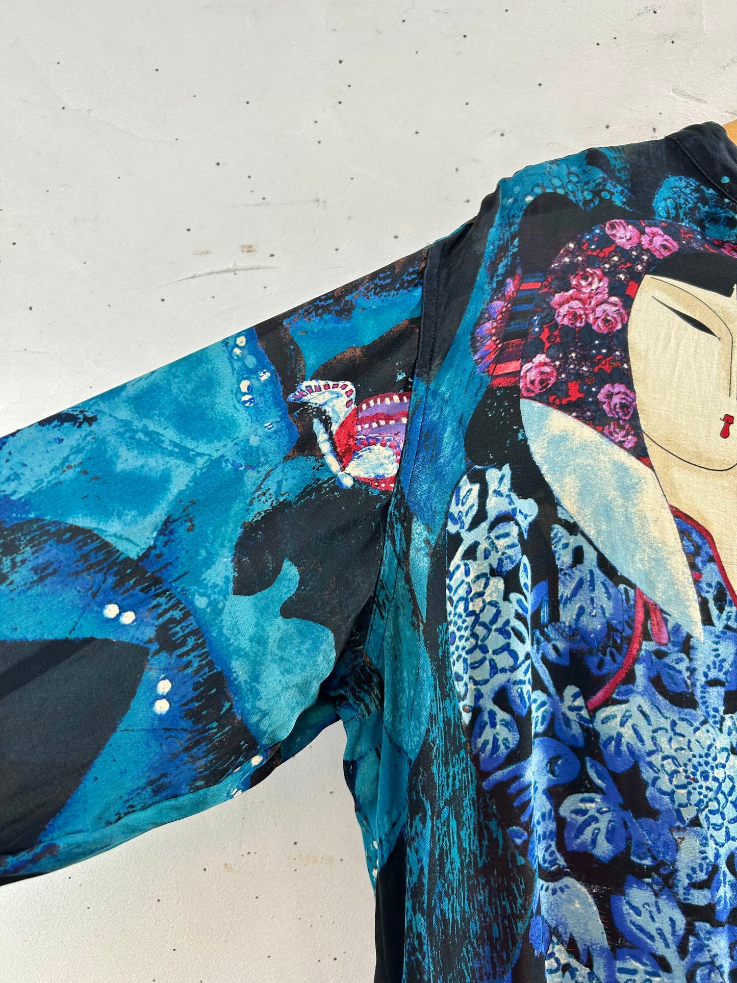 Vintage Silk Shirt 〜CHICO’S DESIGN〜 [E30163]