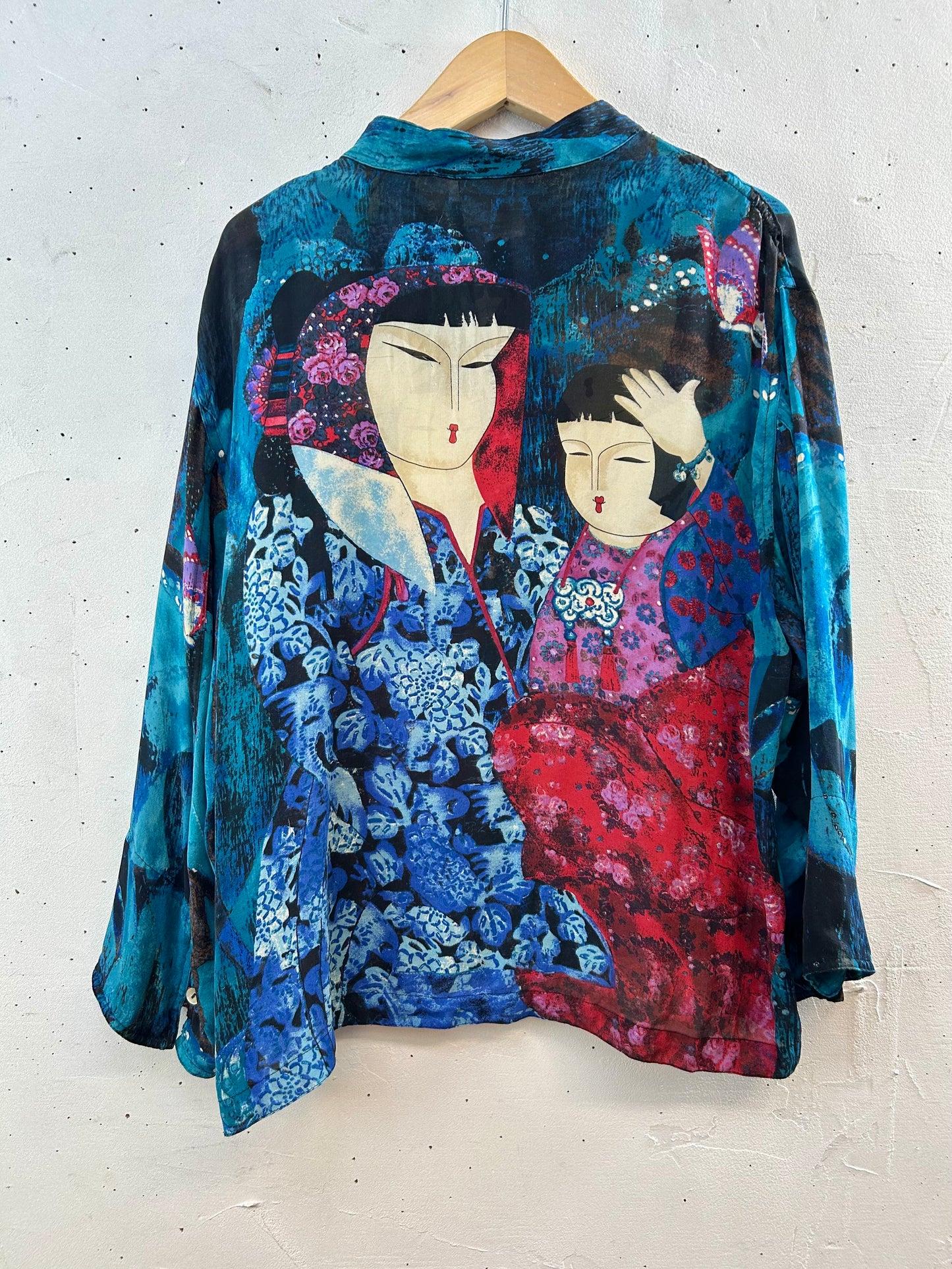 Vintage Silk Shirt 〜CHICO’S DESIGN〜 [E30163]