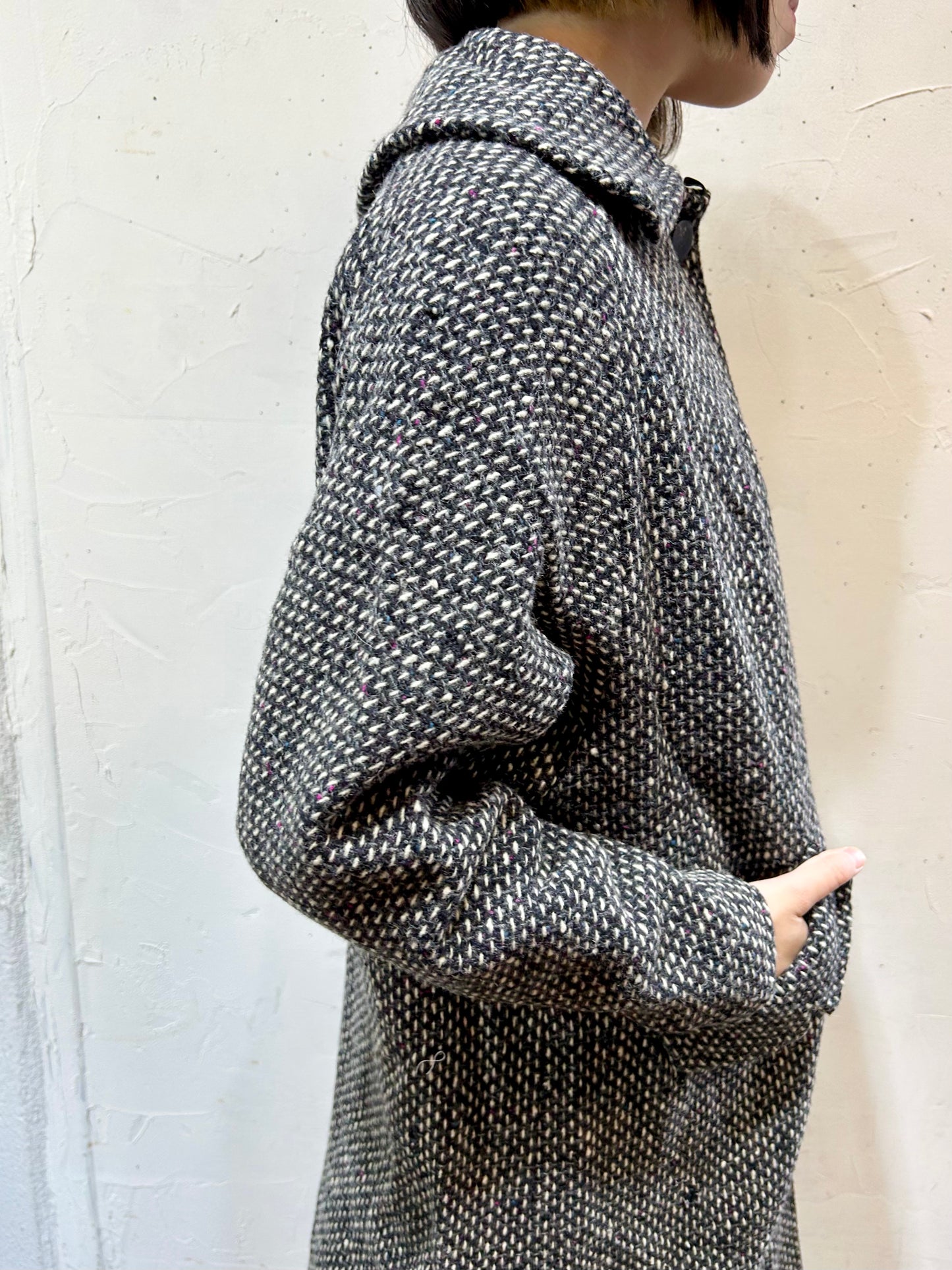 Vintage Tweed Coat [K25562]