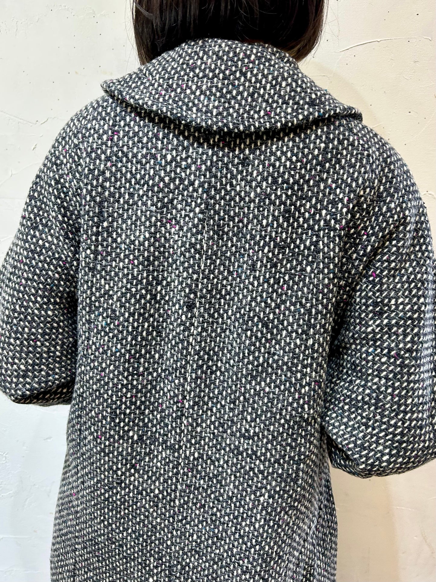 Vintage Tweed Coat [K25562]