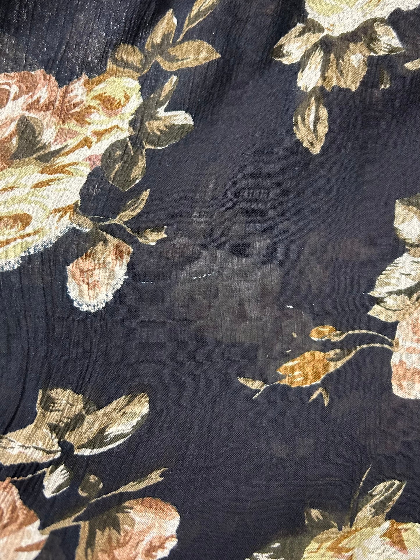 Vintage Indian Rayon Dress [D29959]
