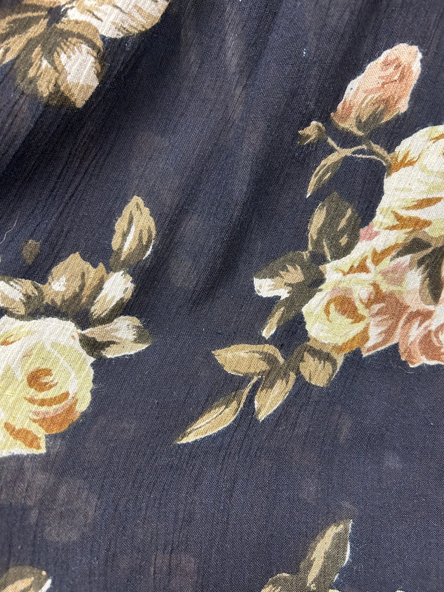 Vintage Indian Rayon Dress [D29959]