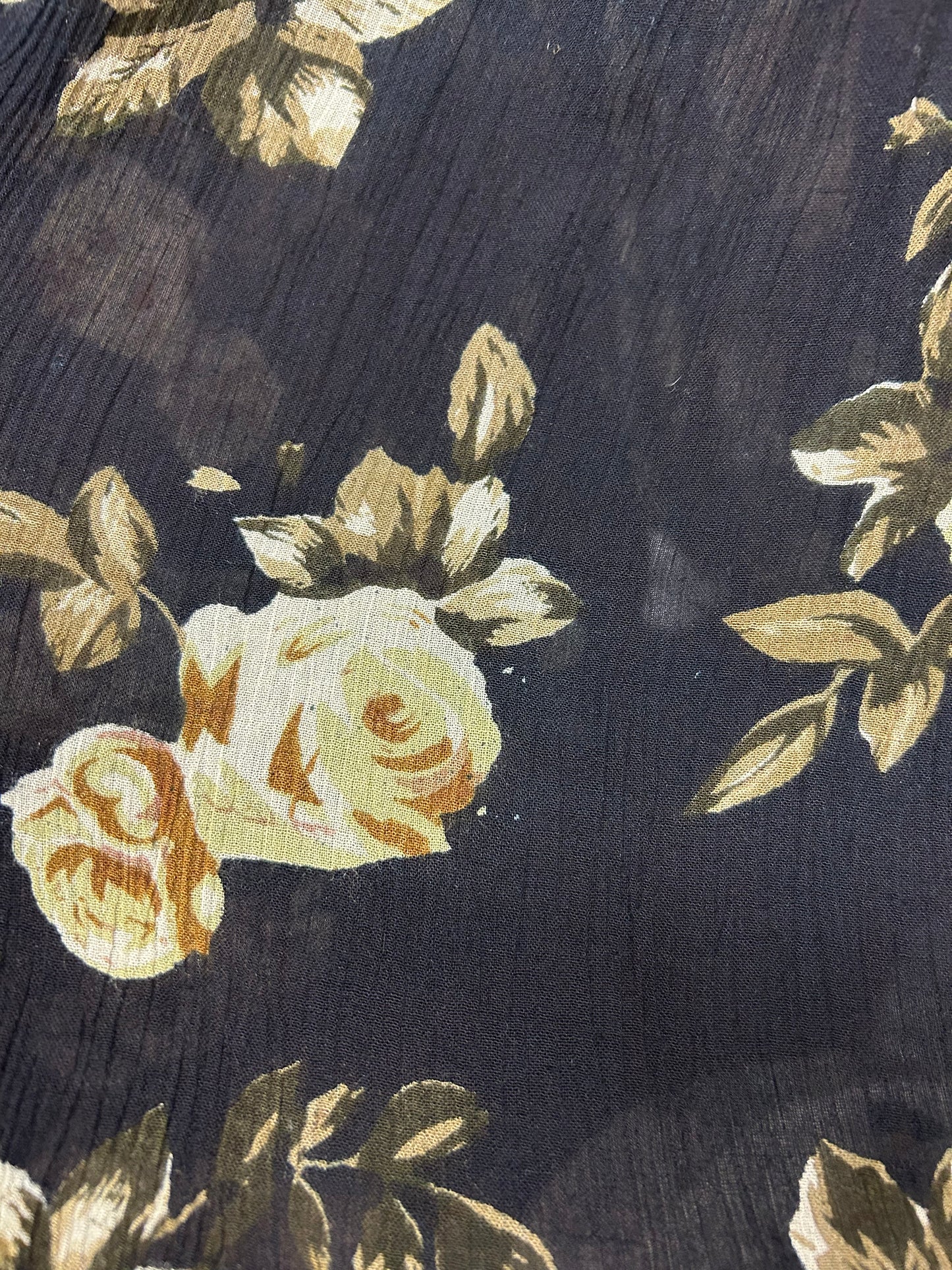 Vintage Indian Rayon Dress [D29959]