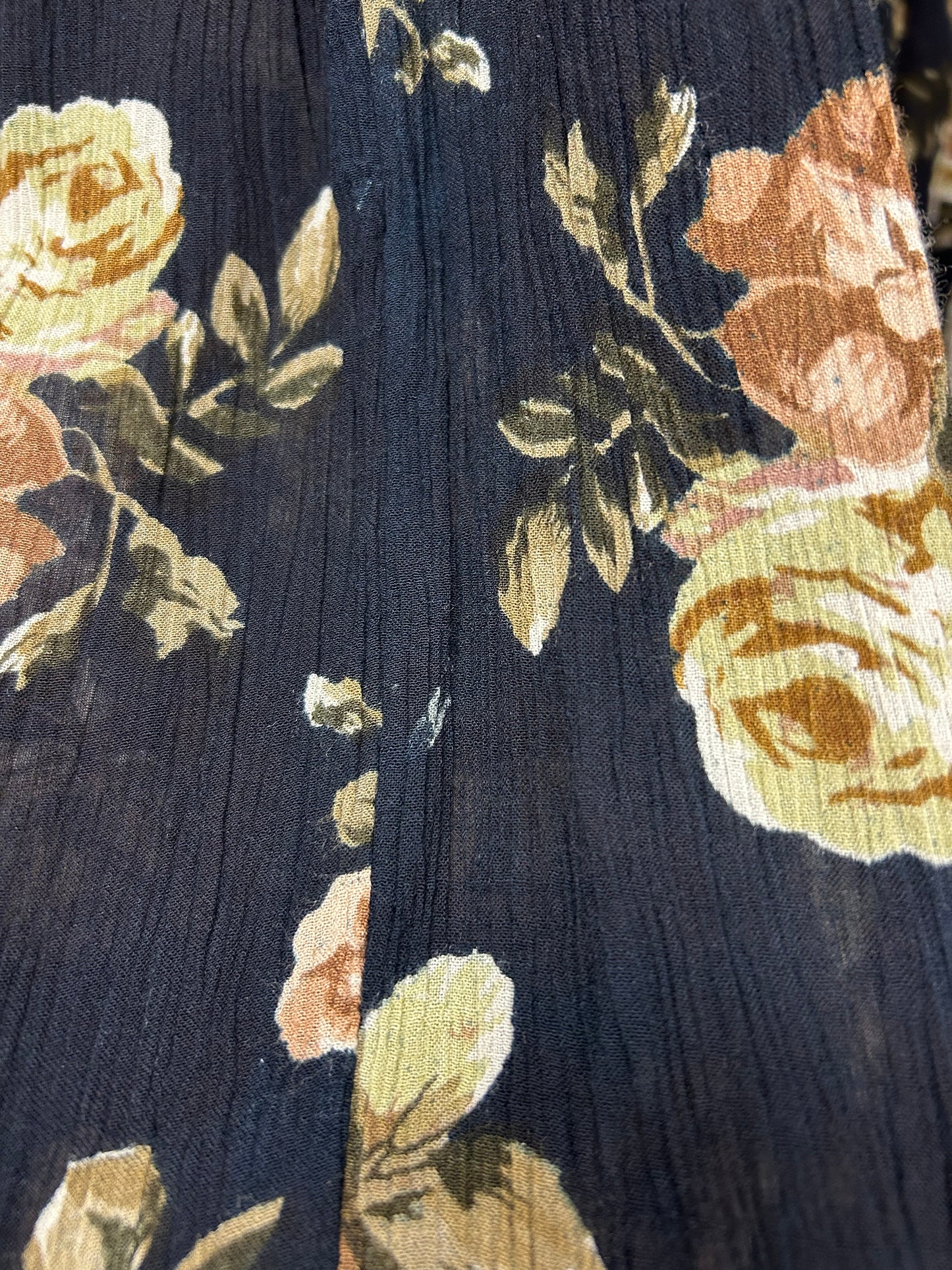 Vintage Indian Rayon Dress [D29959]