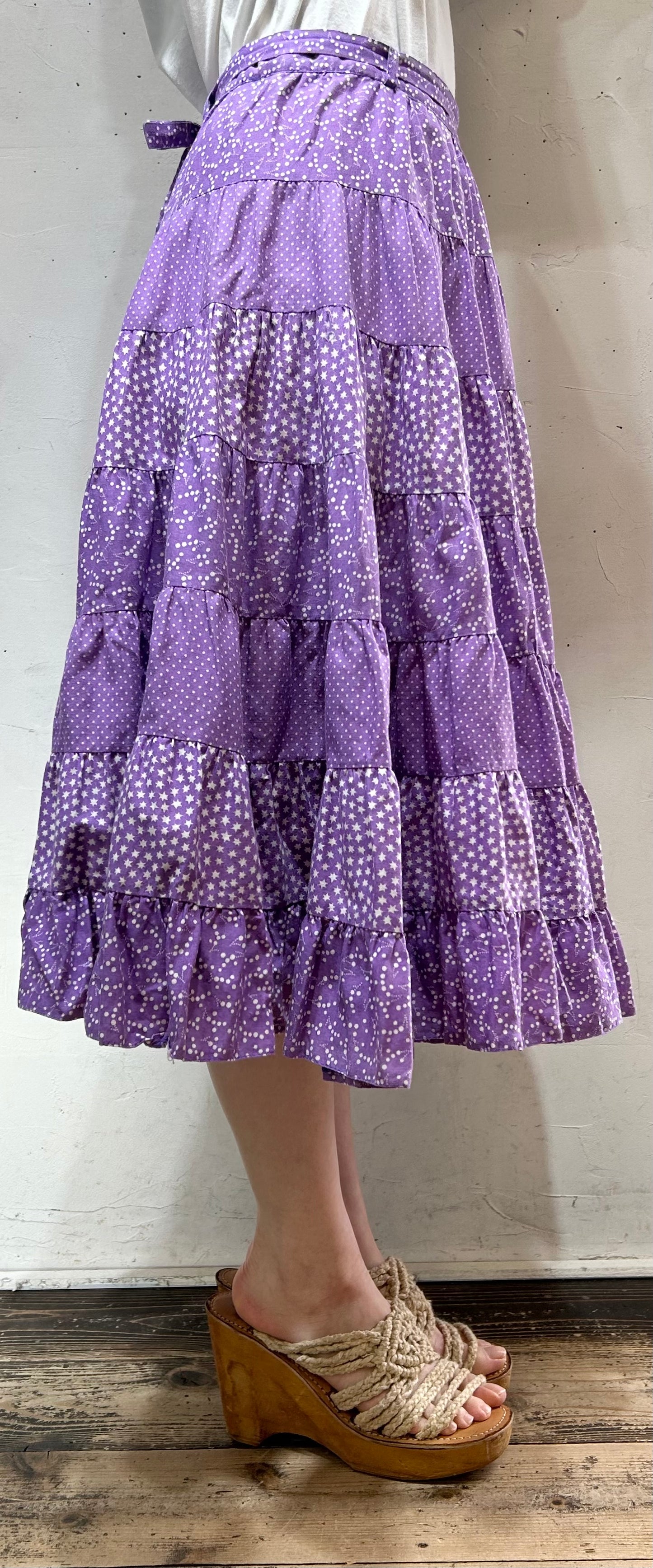 Vintage Tiered Skirt [D26696]