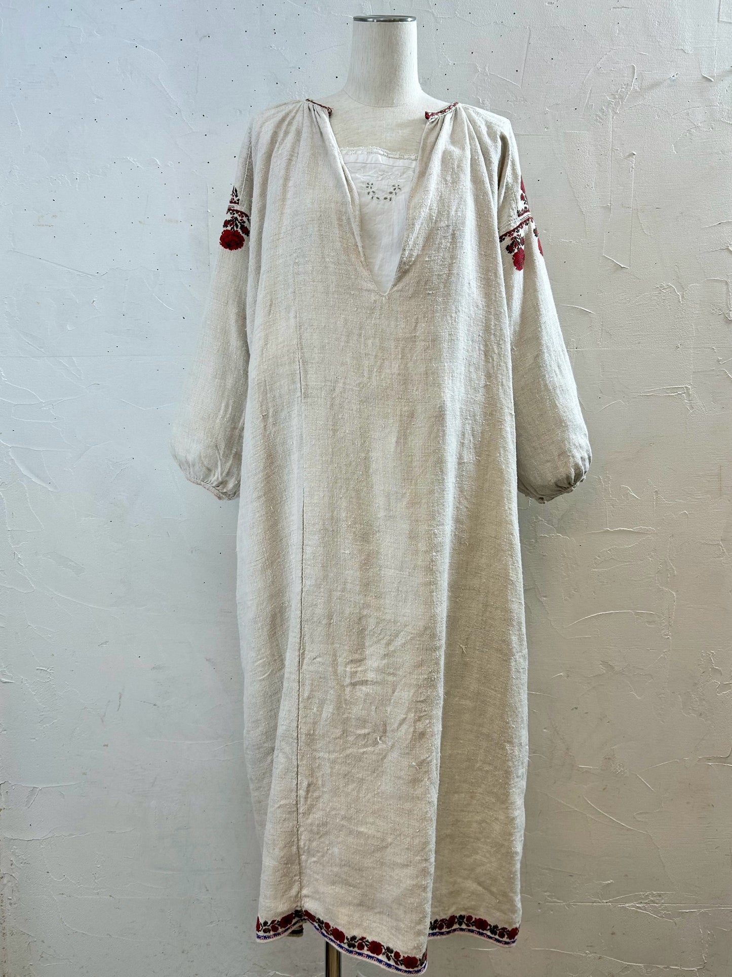 '50s-'60s Vintage Ukraina Emboroidery Dress[G28029]